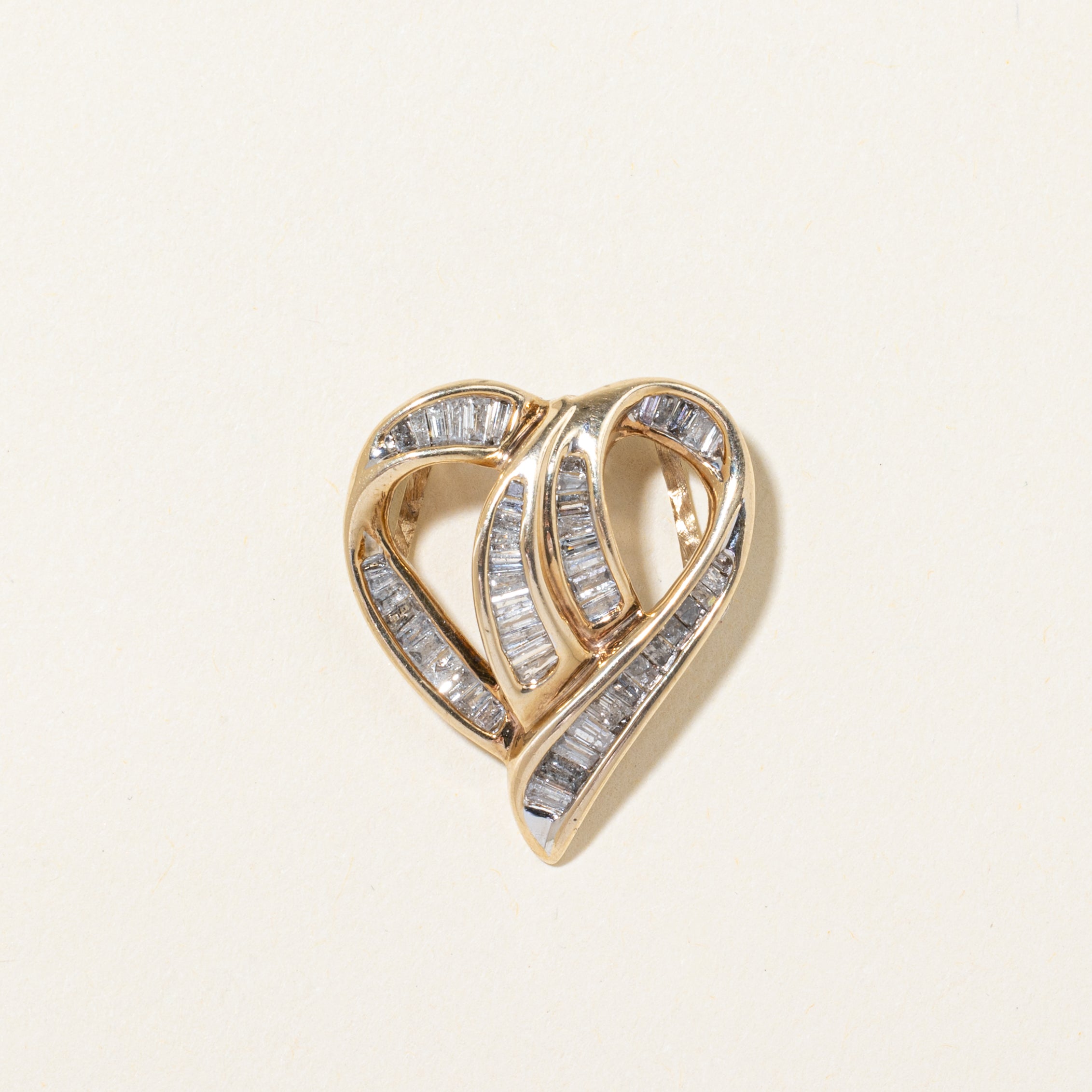 Diamond Open Heart Pendant | 0.87ctw