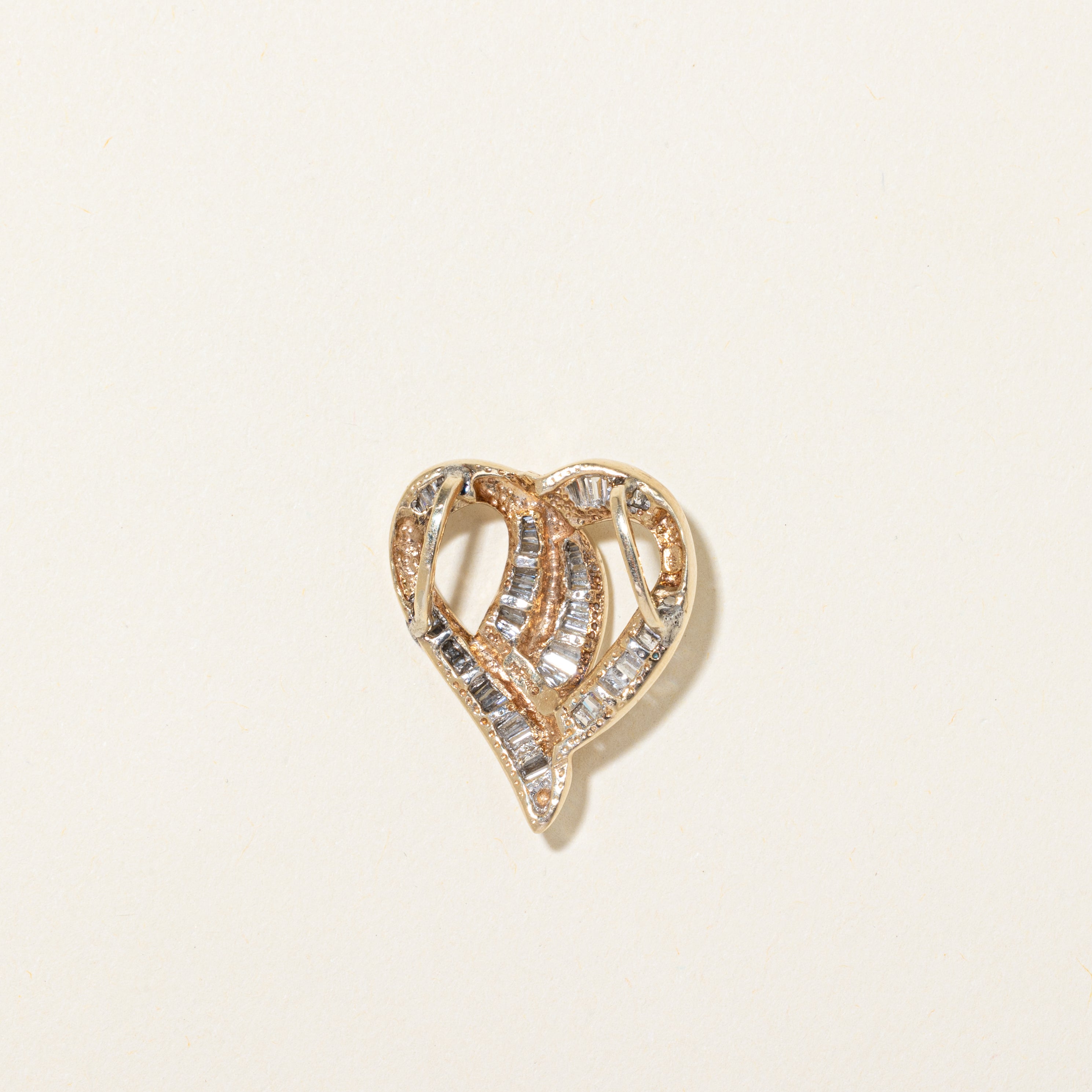 Diamond Open Heart Pendant | 0.87ctw