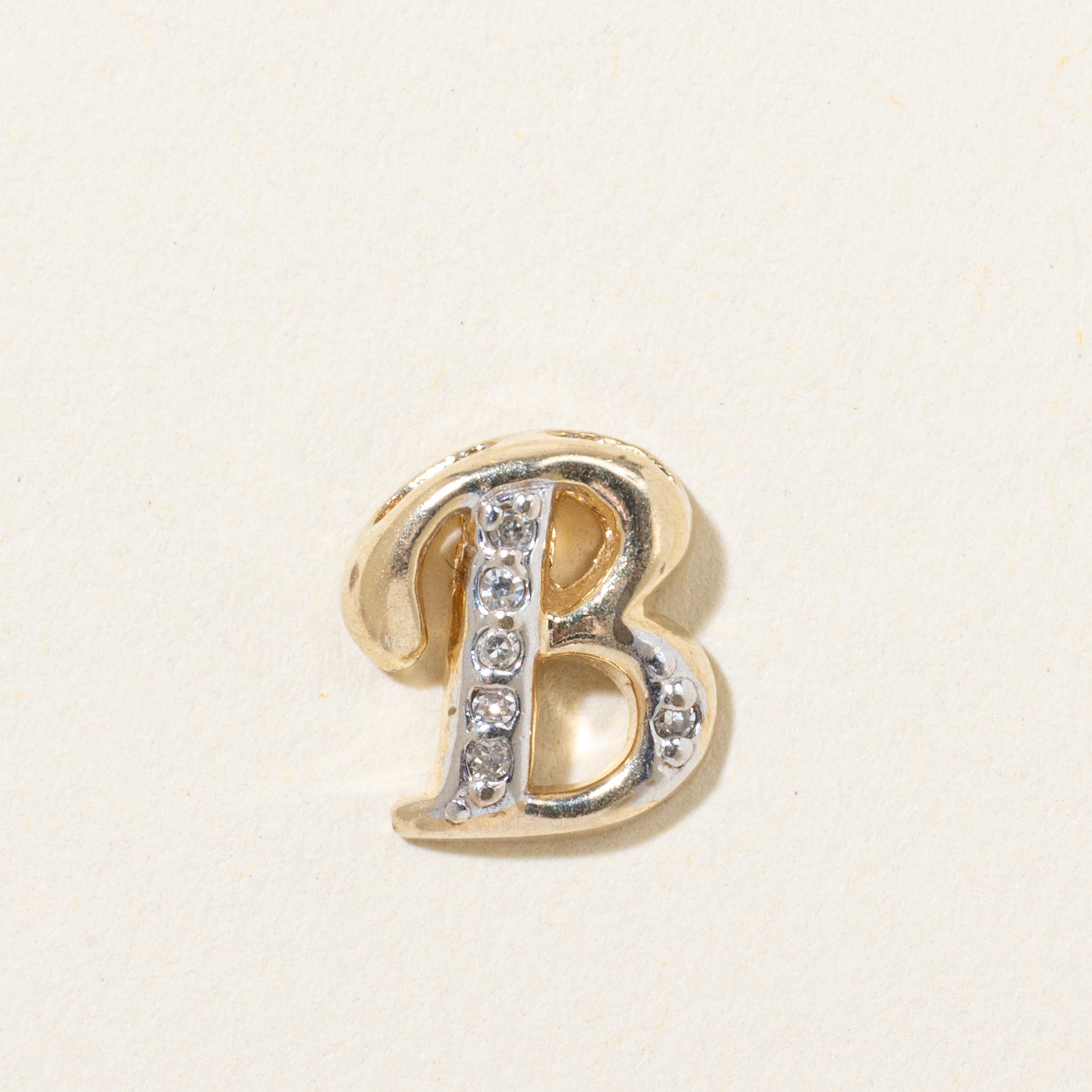 Diamond "B" Initial Pendant | 0.04ctw