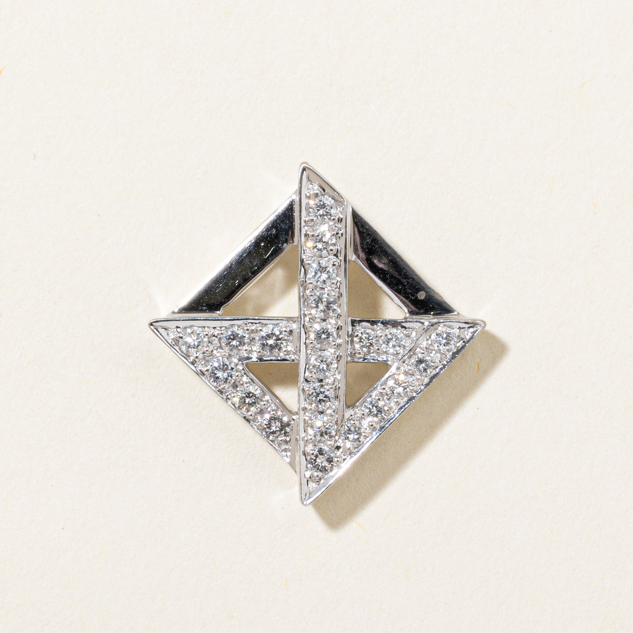 Diamond Geometric Pendant | 0.33ctw