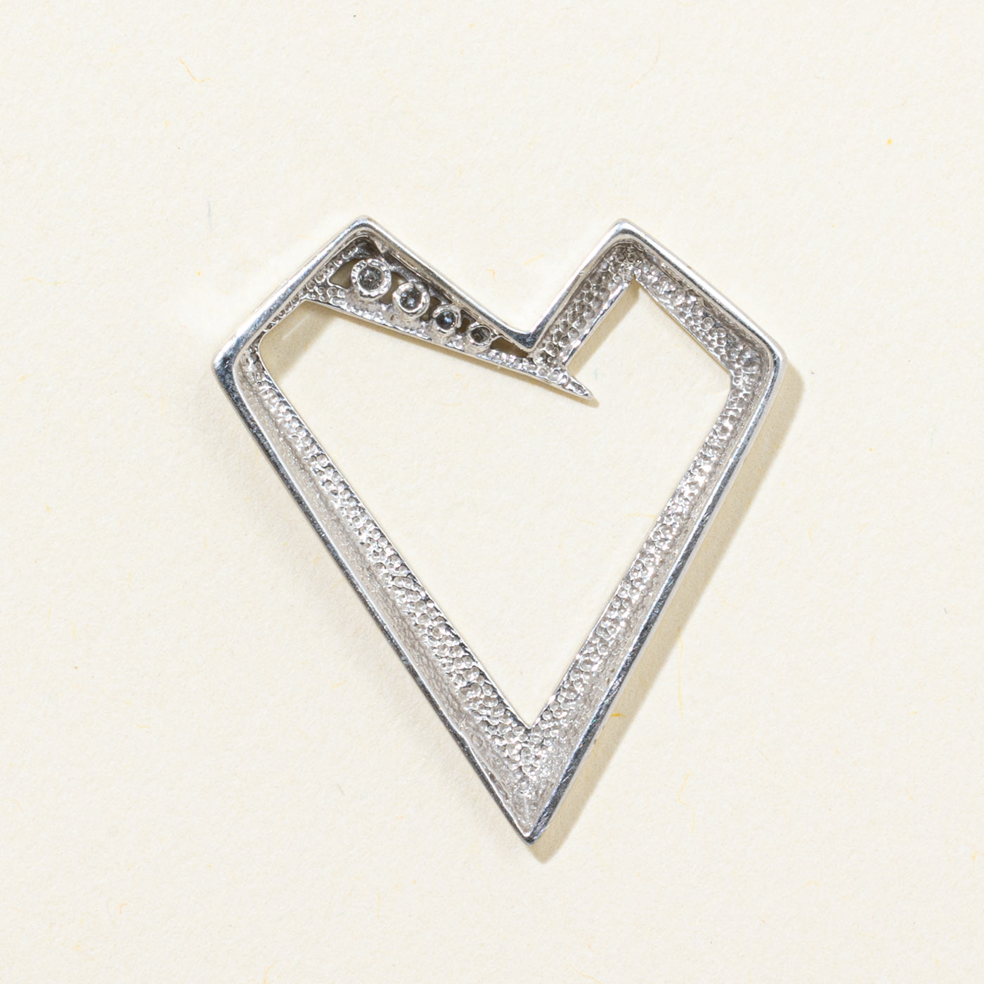 Diamond Abstract Heart Pendant | 0.04ctw