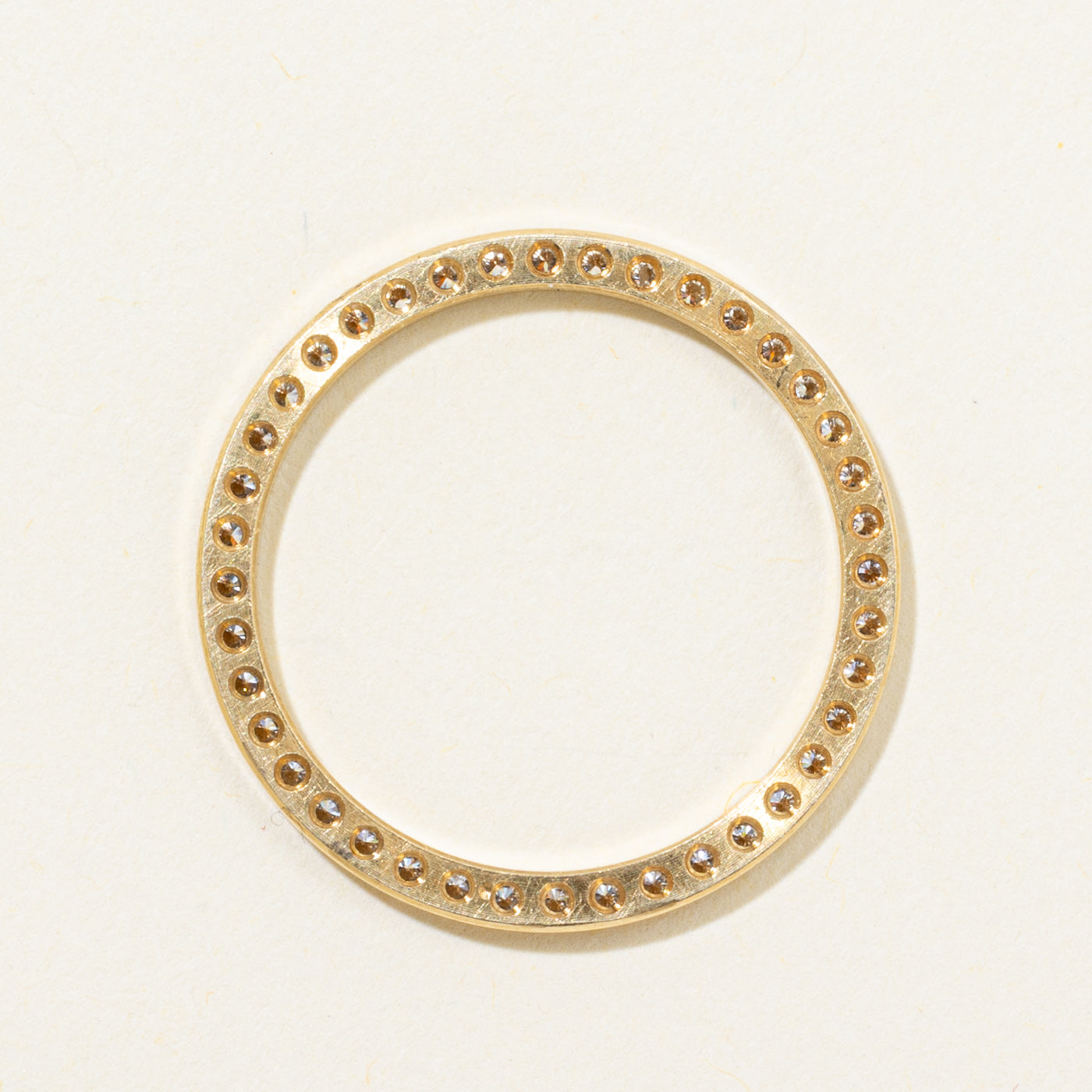 18k Eternity Diamond Circle Pendant | 0.52ctw