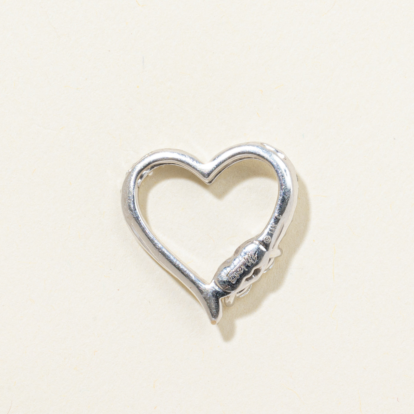 Eternity Diamond Open Heart Pendant | 0.50ctw