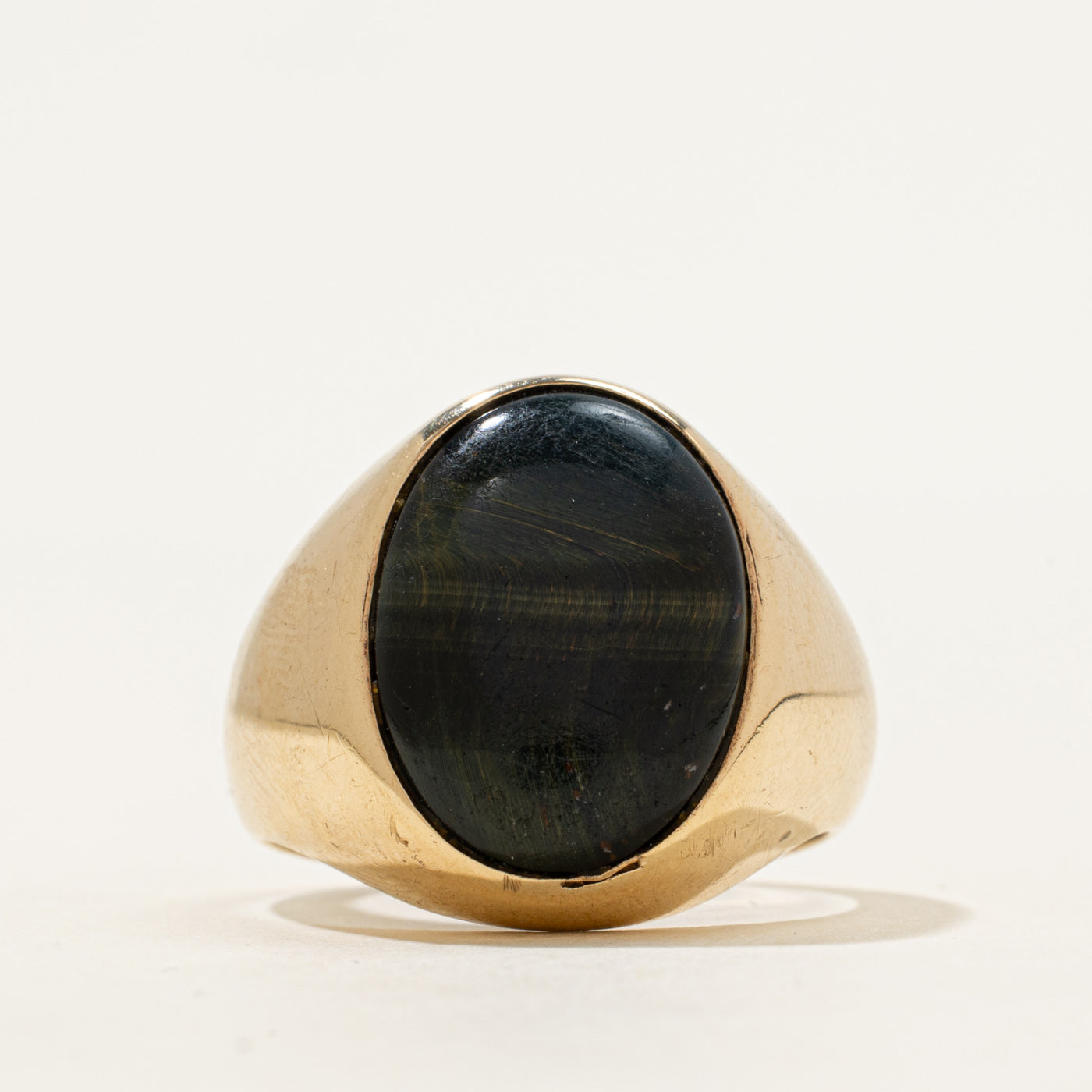 Cabochon Chrysoberyl Dome Ring | 7.99ct | SZ 10.25