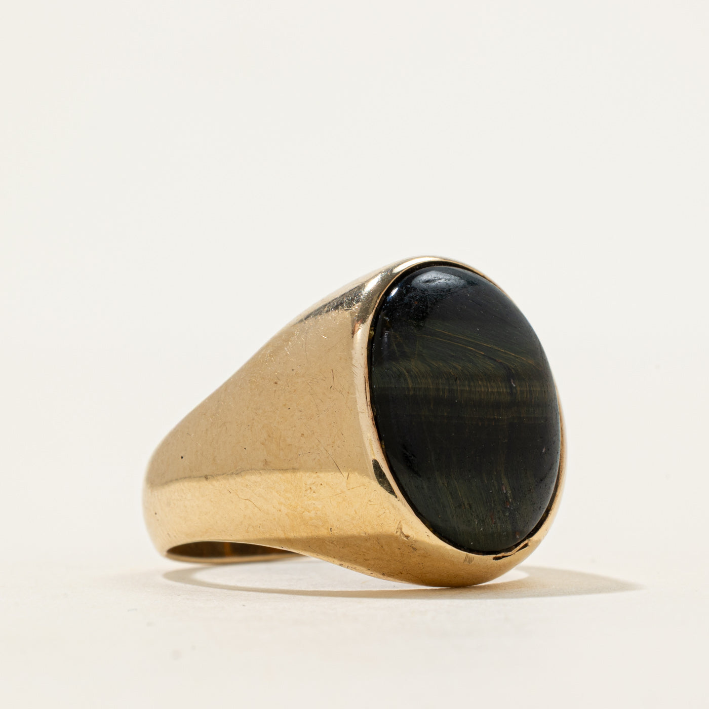 Cabochon Chrysoberyl Dome Ring | 7.99ct | SZ 10.25