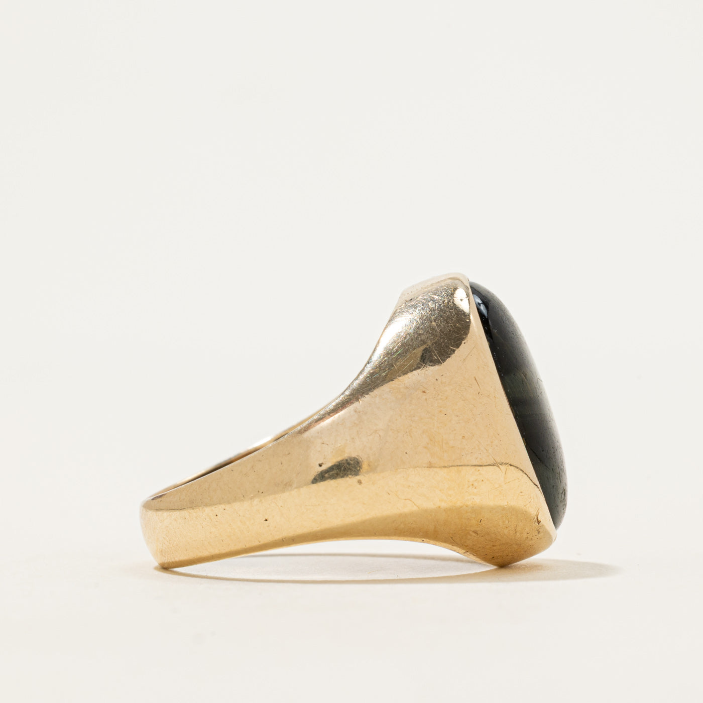 Cabochon Chrysoberyl Dome Ring | 7.99ct | SZ 10.25