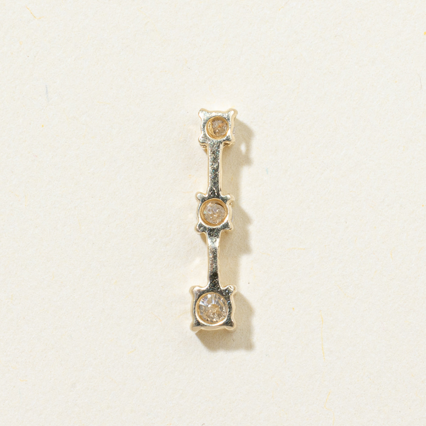 Three Stone Diamond Journey Pendant | 0.25ctw