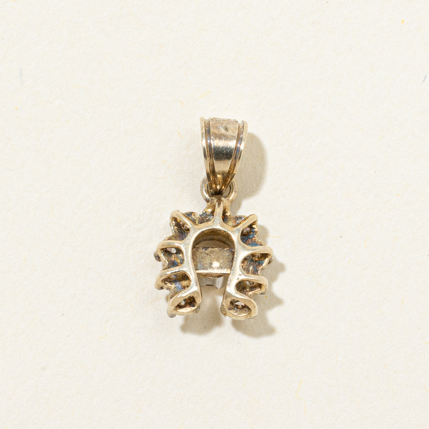 Pendentif fer à cheval en diamant | 0,20 ct