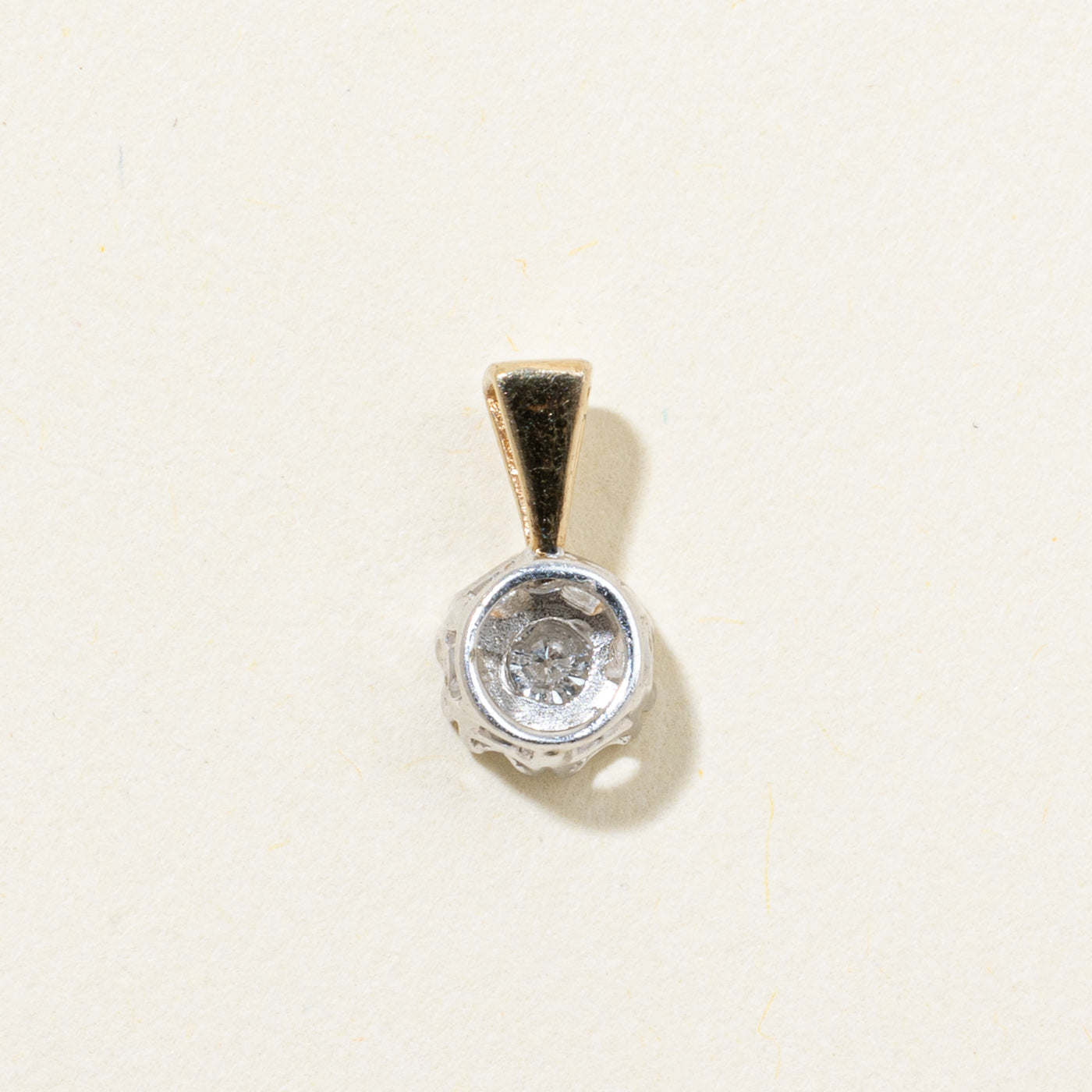 Illusion Set Diamond Pendant | 0.10ct