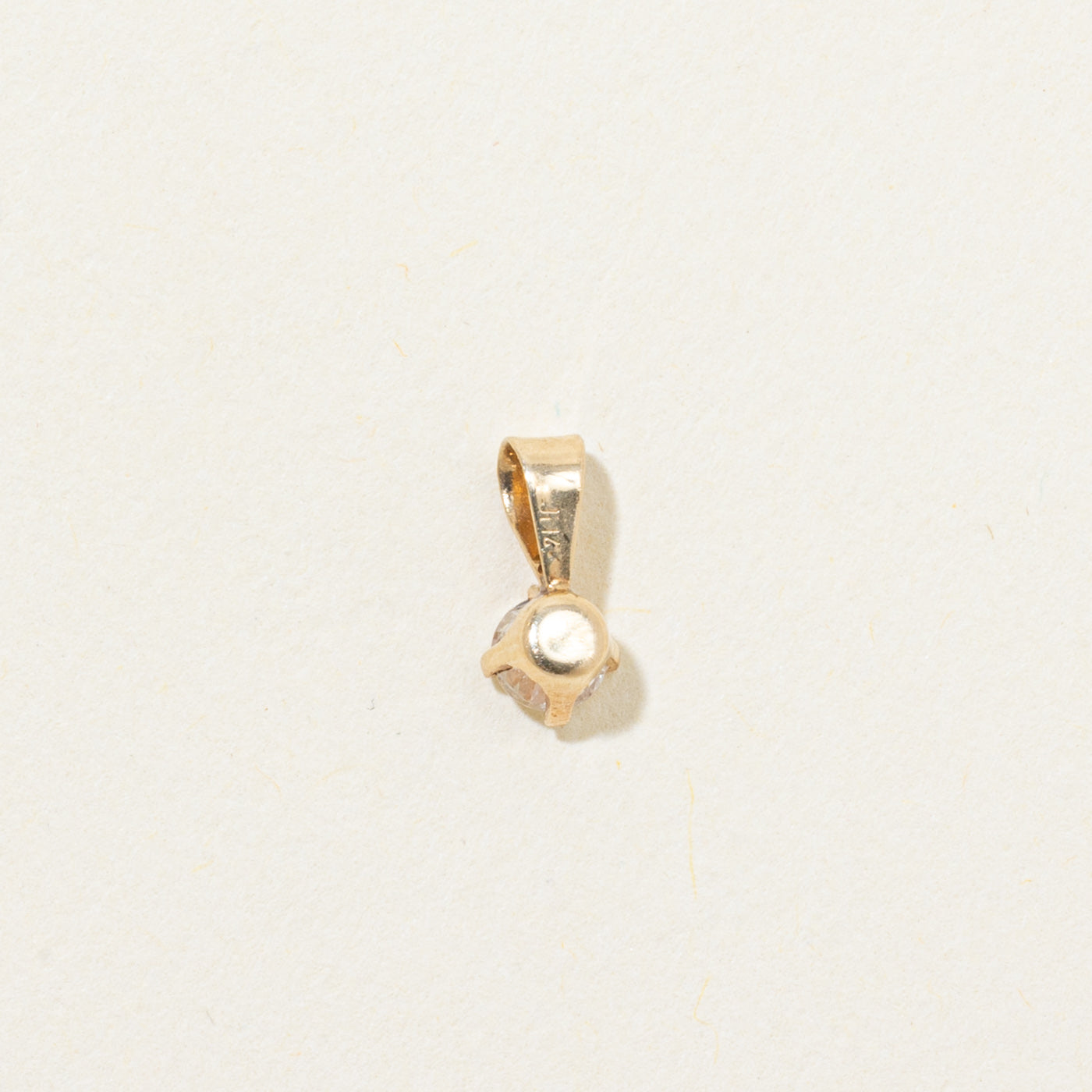 Solitaire Diamond Pendant | 0.15ct