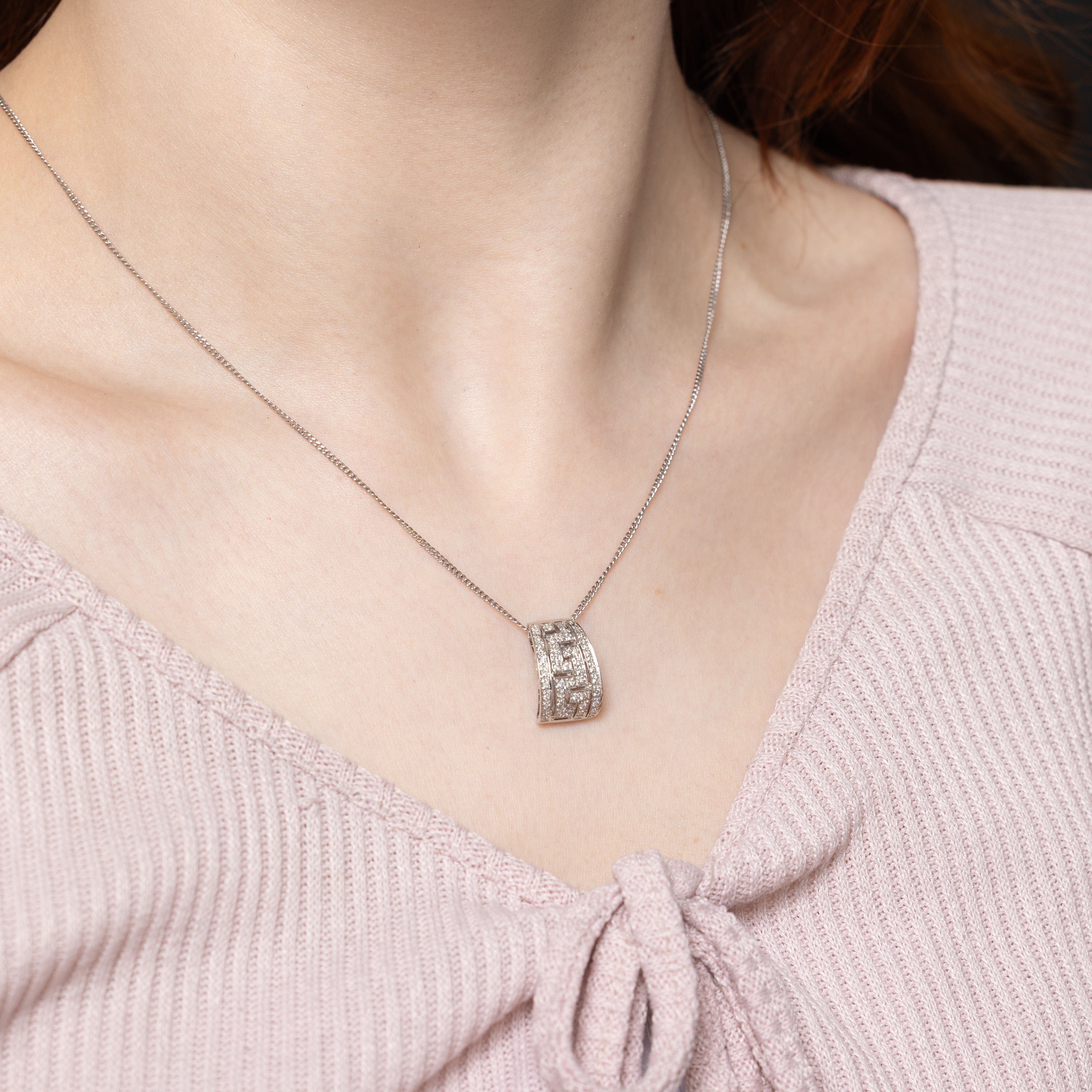 Multi-Row Diamond Pendant | 0.29ctw