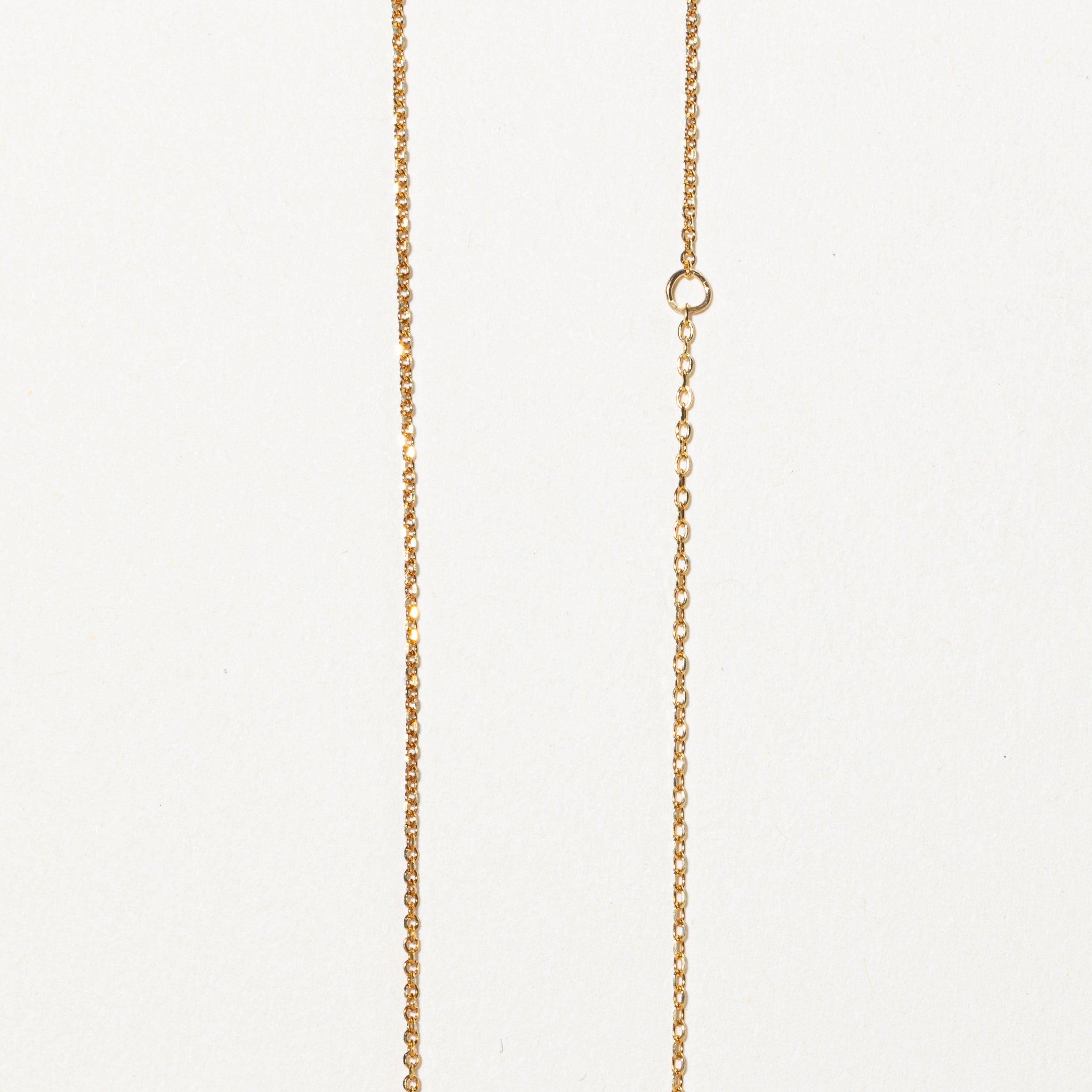 Diamond Bar Pendant Necklace | 0.06ct | 19"