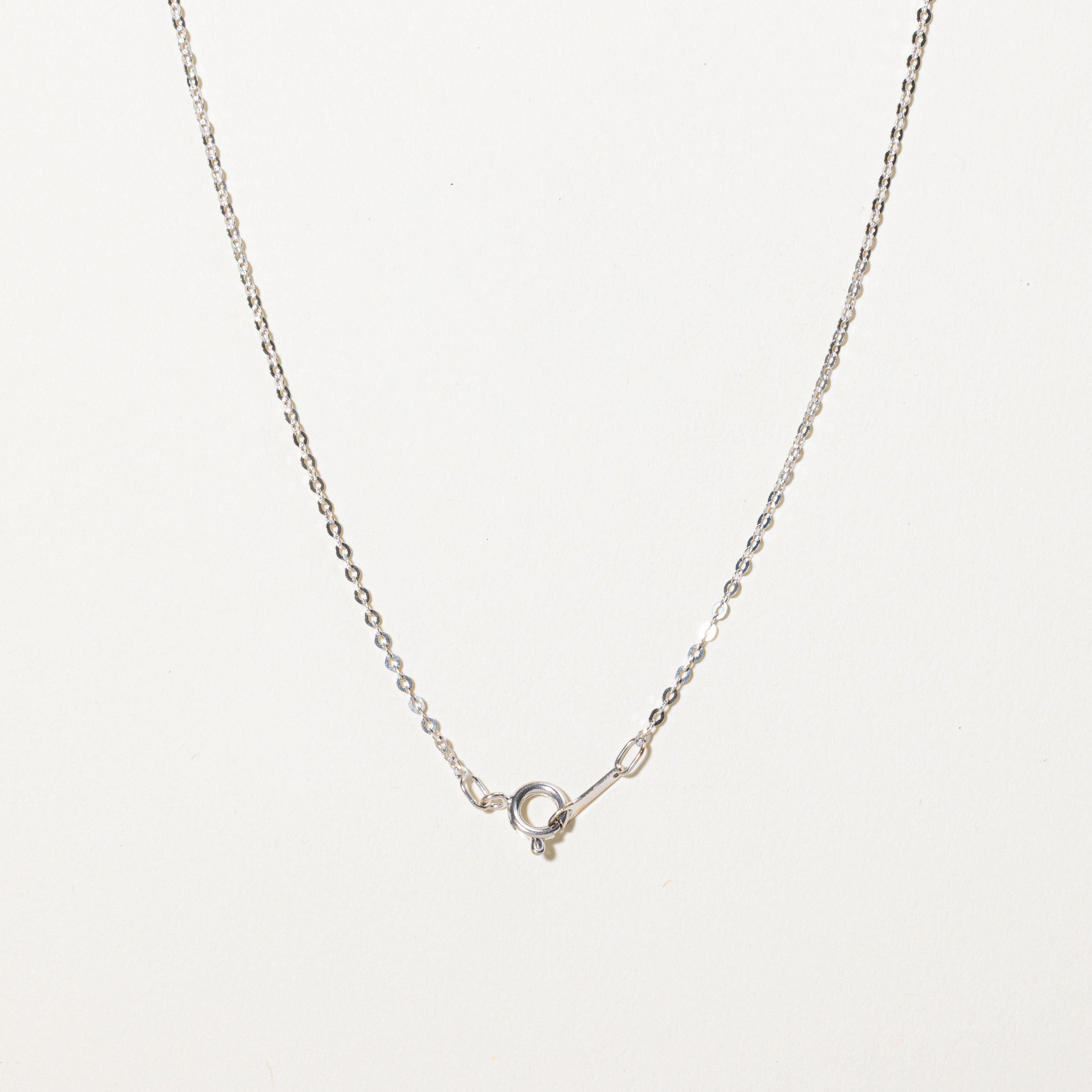 Diamond Snowflake Cluster Pendant Necklace | 0.25ctw