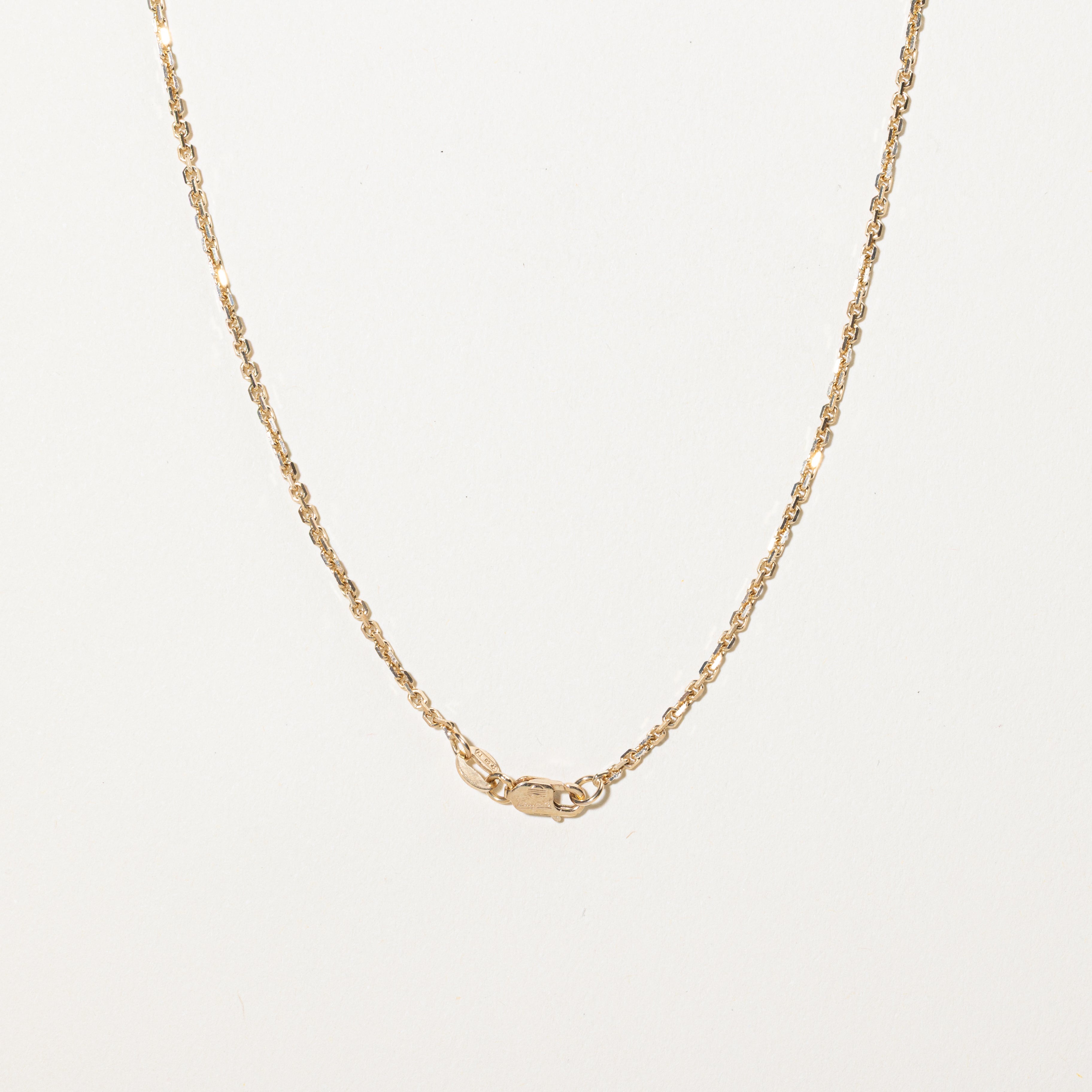 Diamond Bar Pendant Necklace | 0.35ctw | 18"