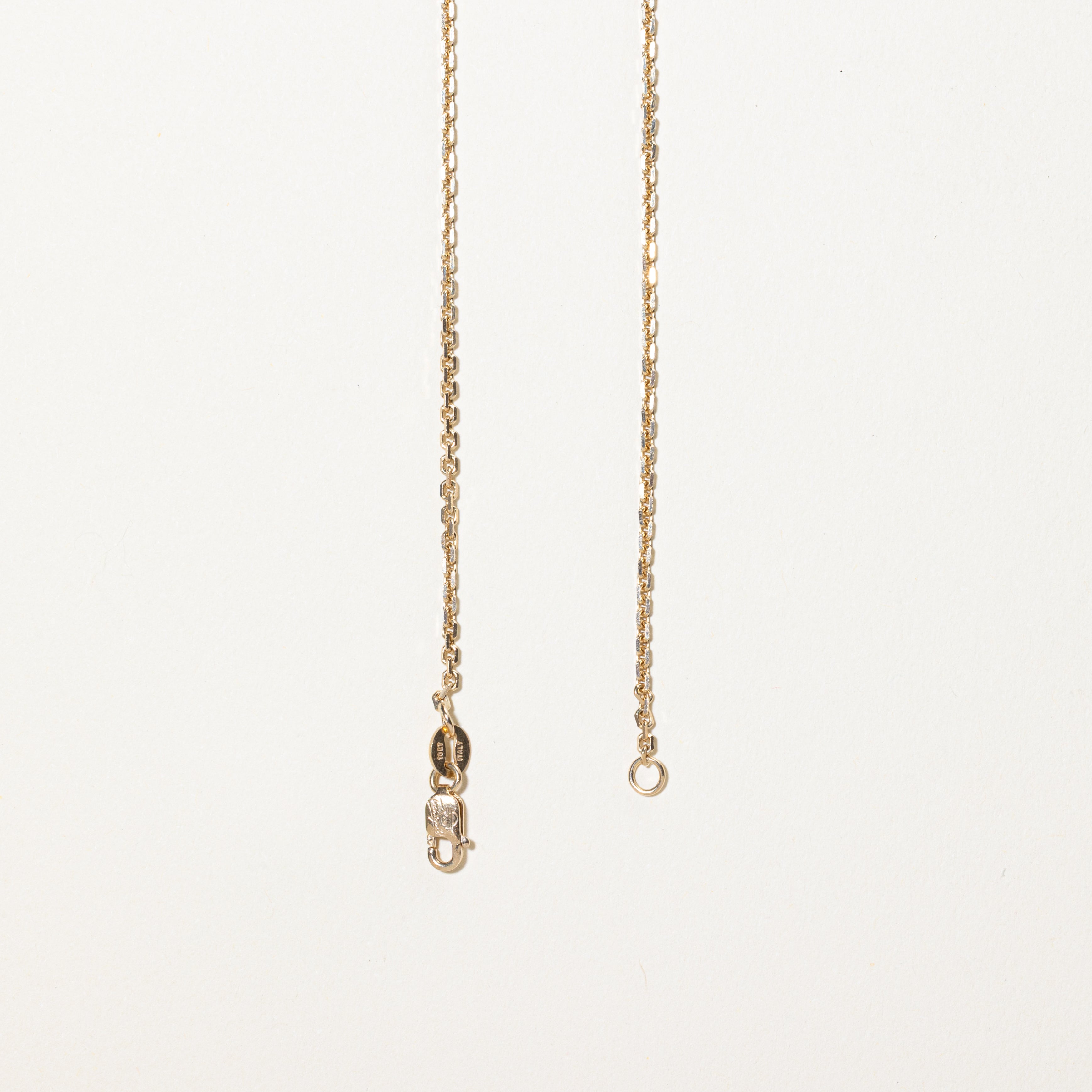 Diamond Bar Pendant Necklace | 0.35ctw | 18"