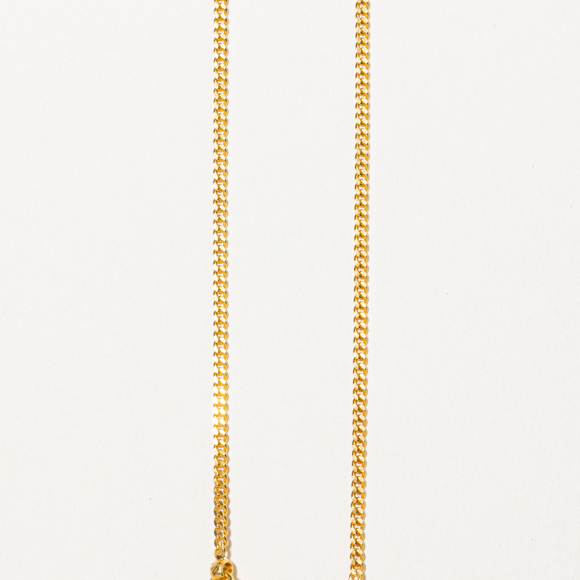 22k Diamond Satellite Chain Necklace | 0.21ctw | 17"