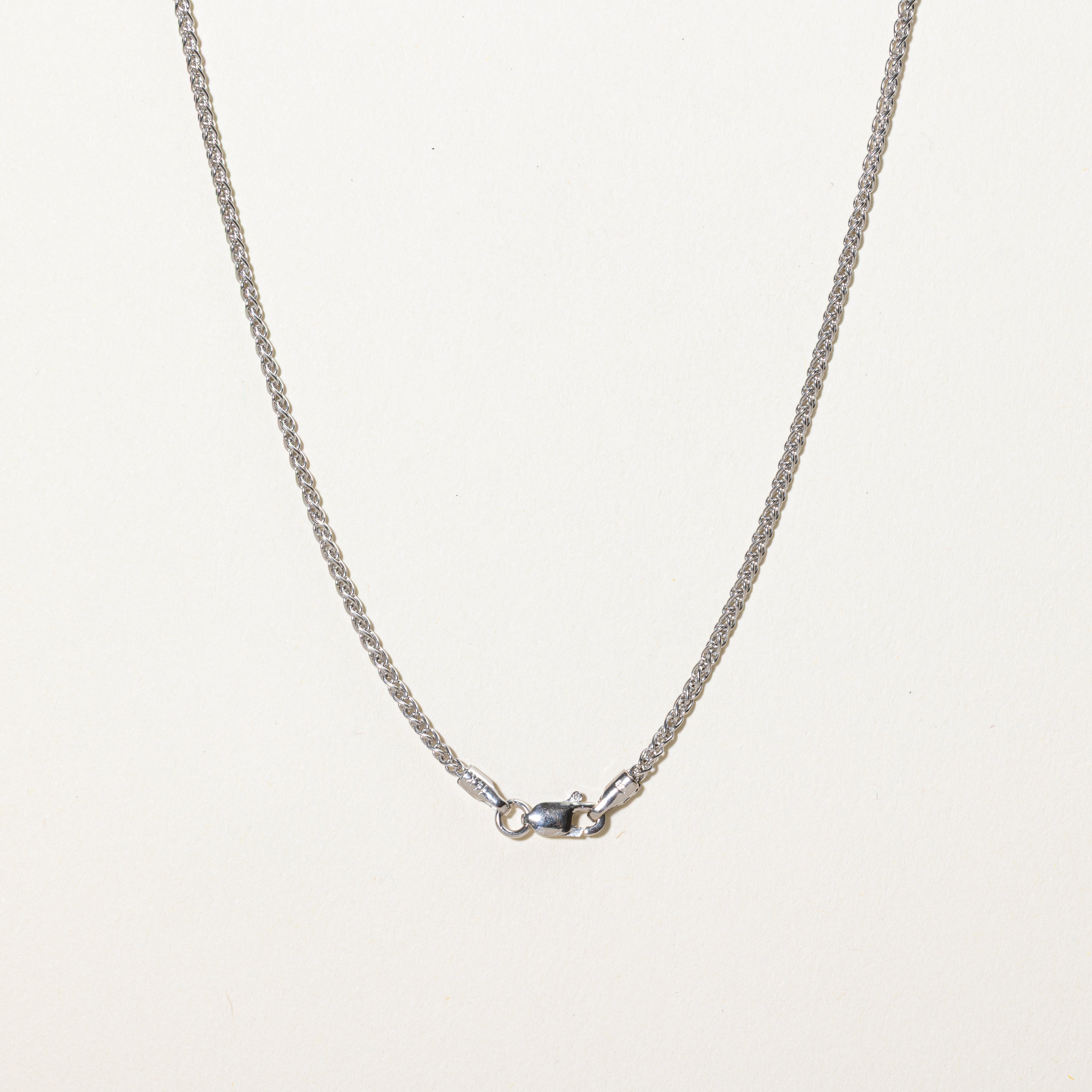 White Gold Diamond Pendant Necklace | 0.68ctw | 17"