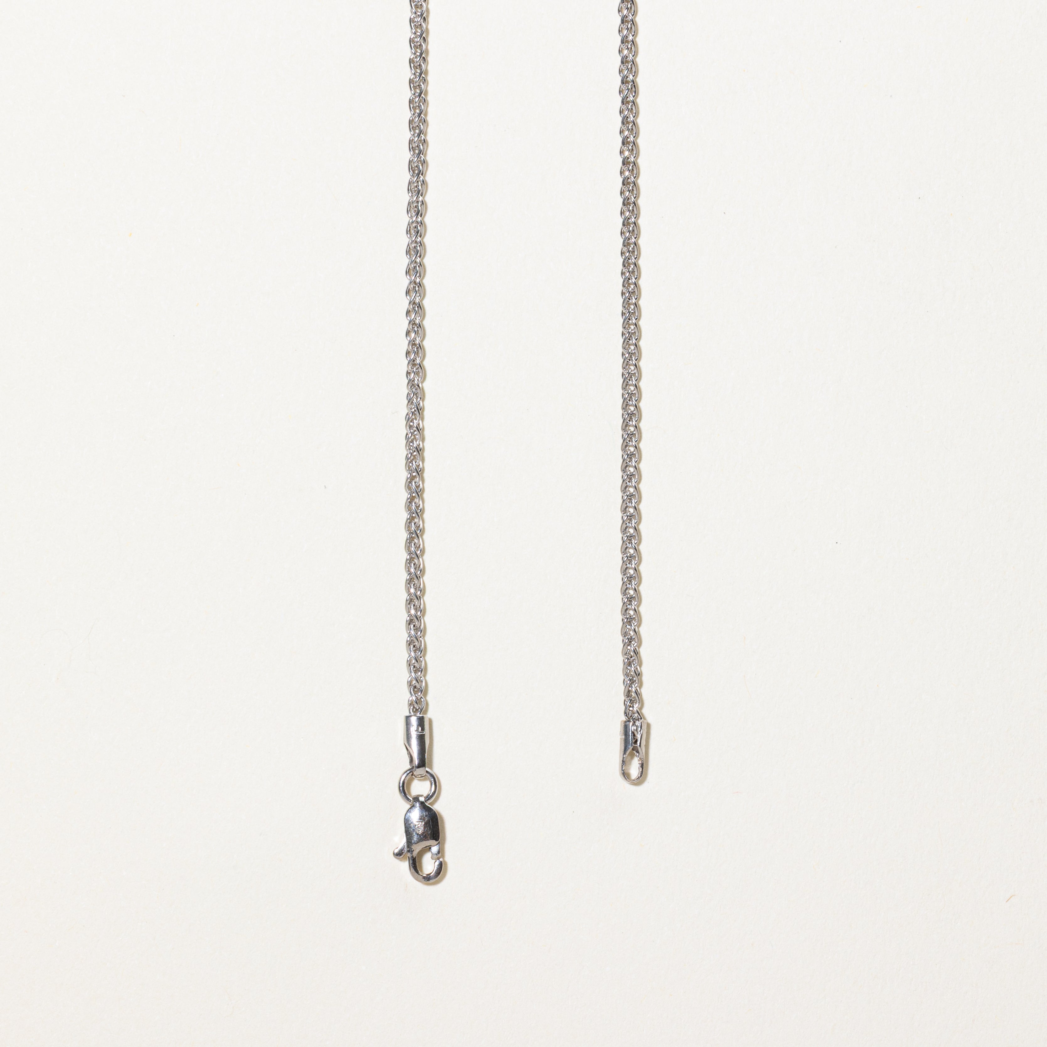 White Gold Diamond Pendant Necklace | 0.68ctw | 17"