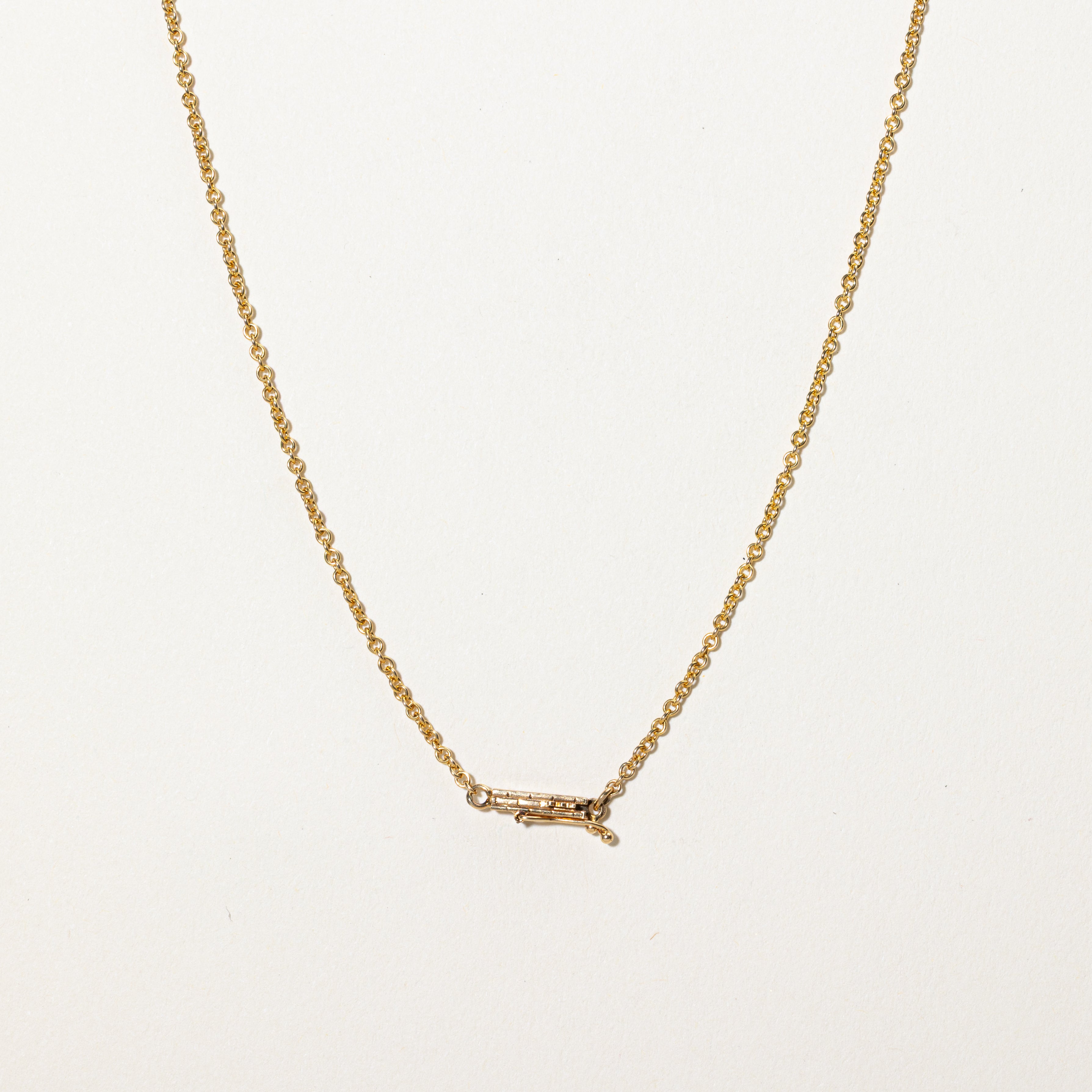 Bezel Set Diamond Satellite Pendant Necklace | 0.38ctw | 18"