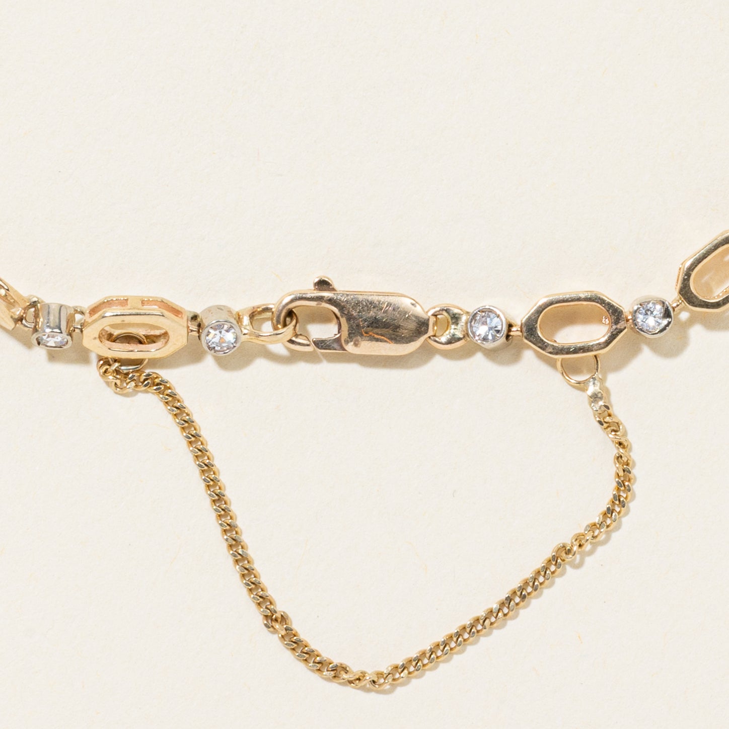 Bezel Set Diamond Satelite Bracelet | 0.60ctw | 7.5"