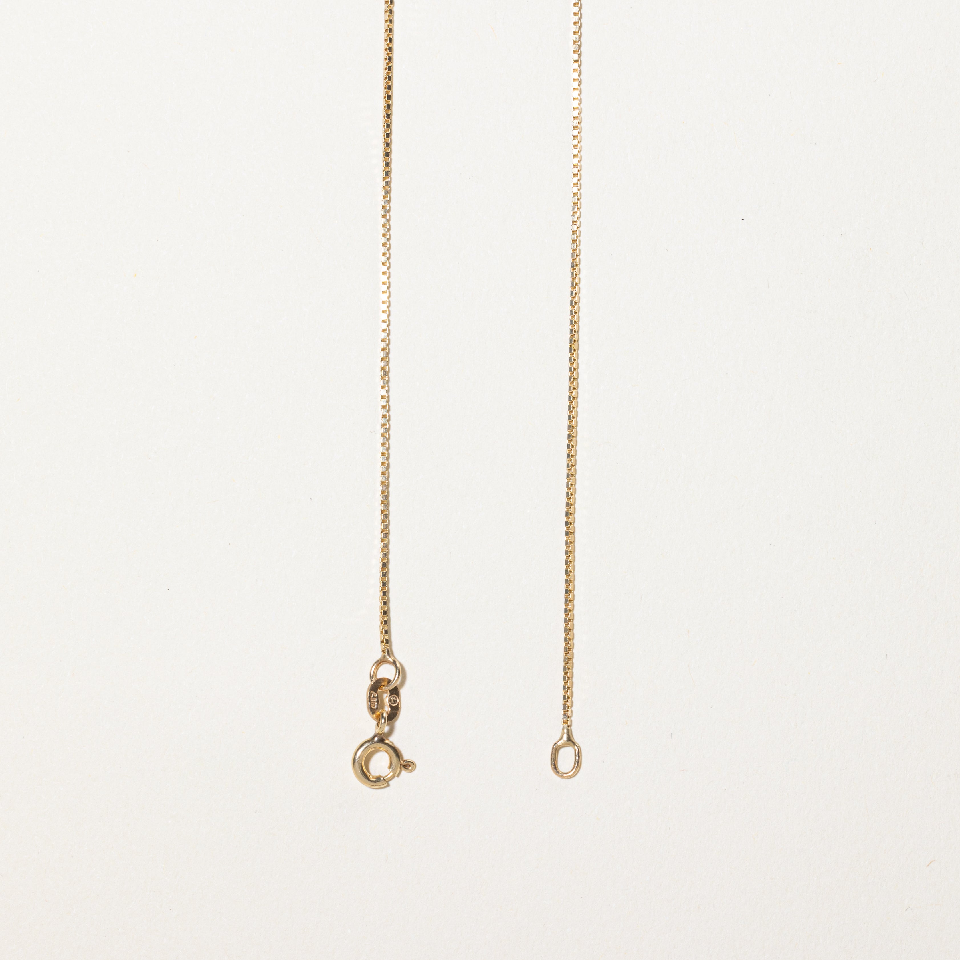 Diamond "M♡M" Lettered Pendant Necklace | 0.15ctw | 18"