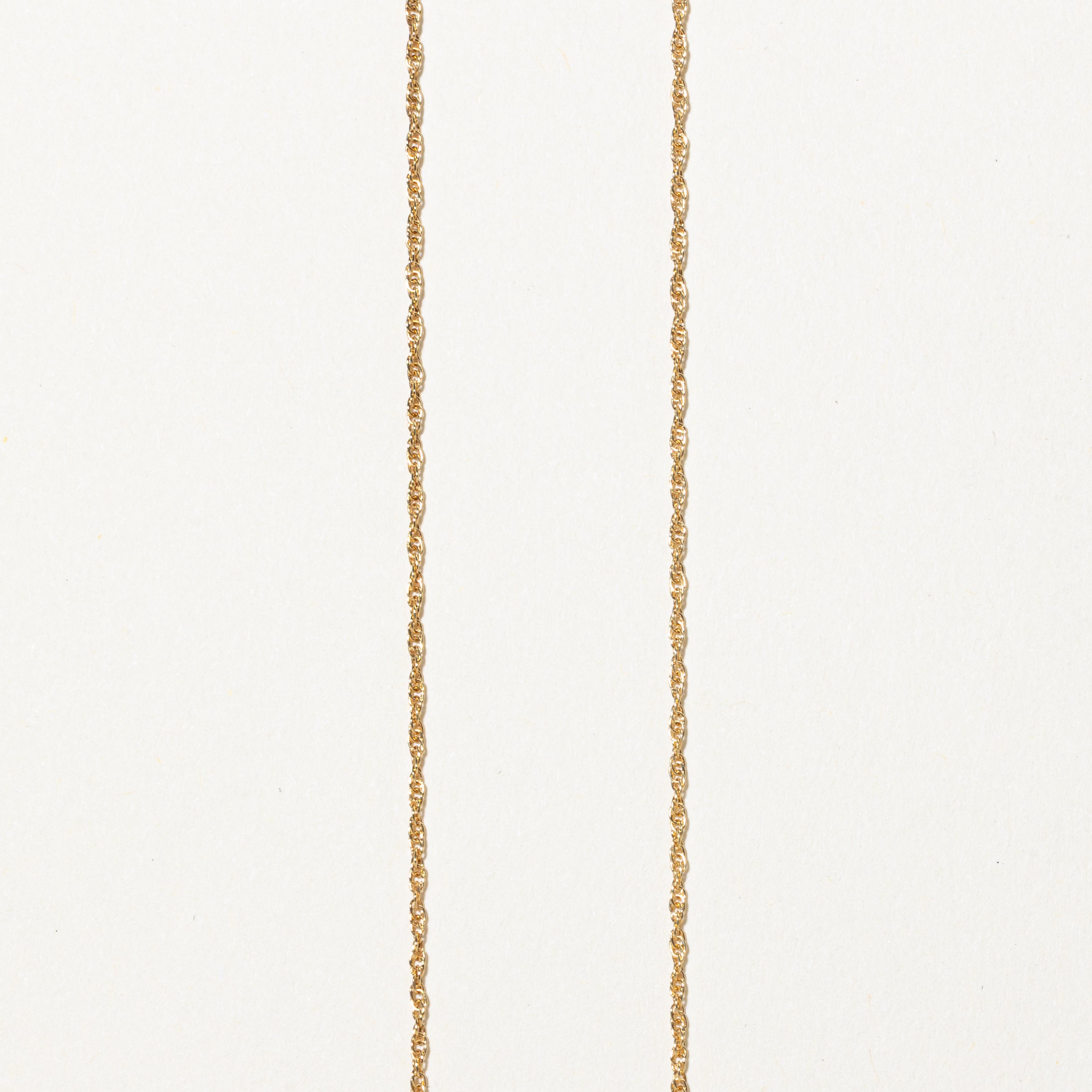 Belcher Set Diamond Pendant Necklace | 0.10ct | 17"