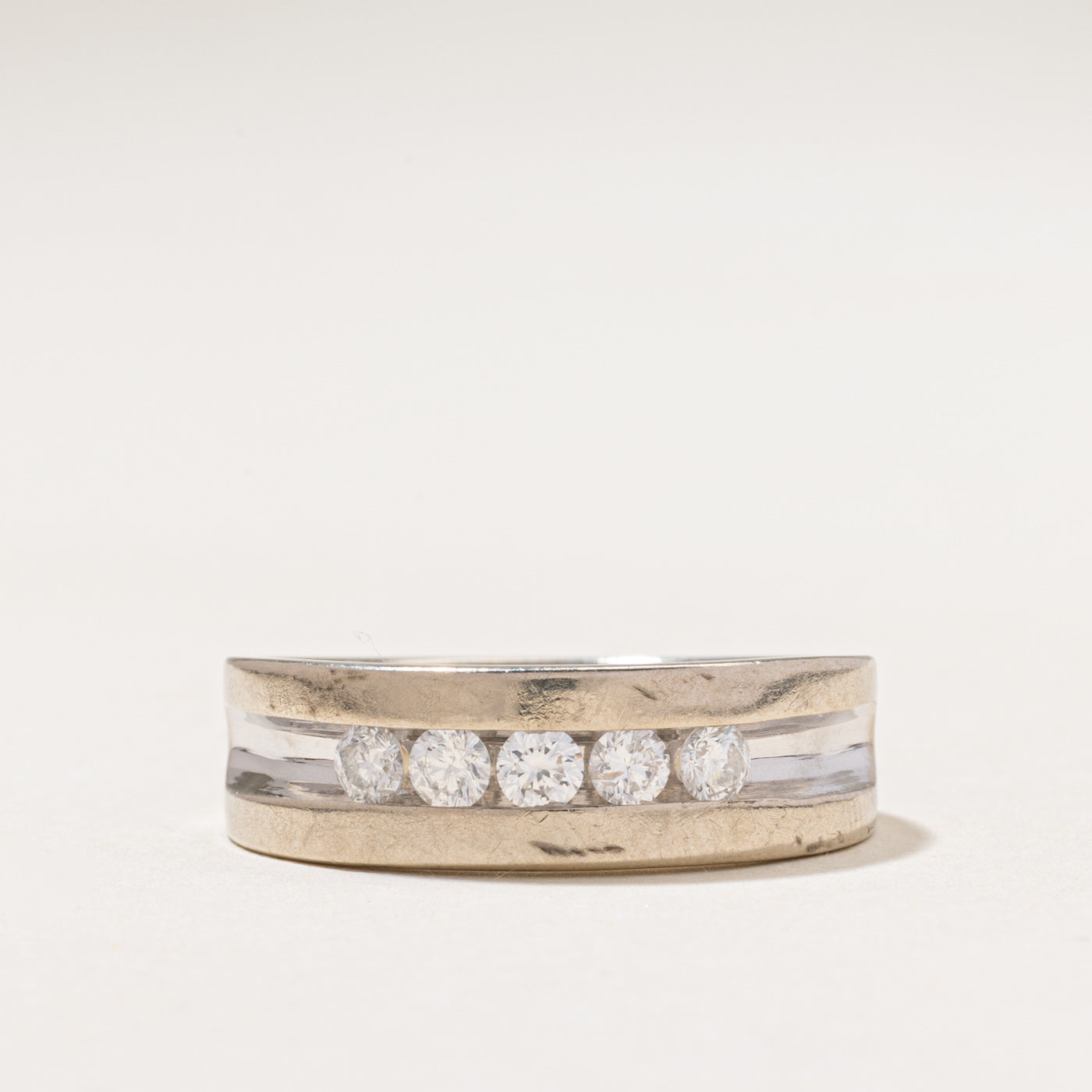 Five Stone Diamond Band | 0.50ctw | 4.75mm | SZ 9
