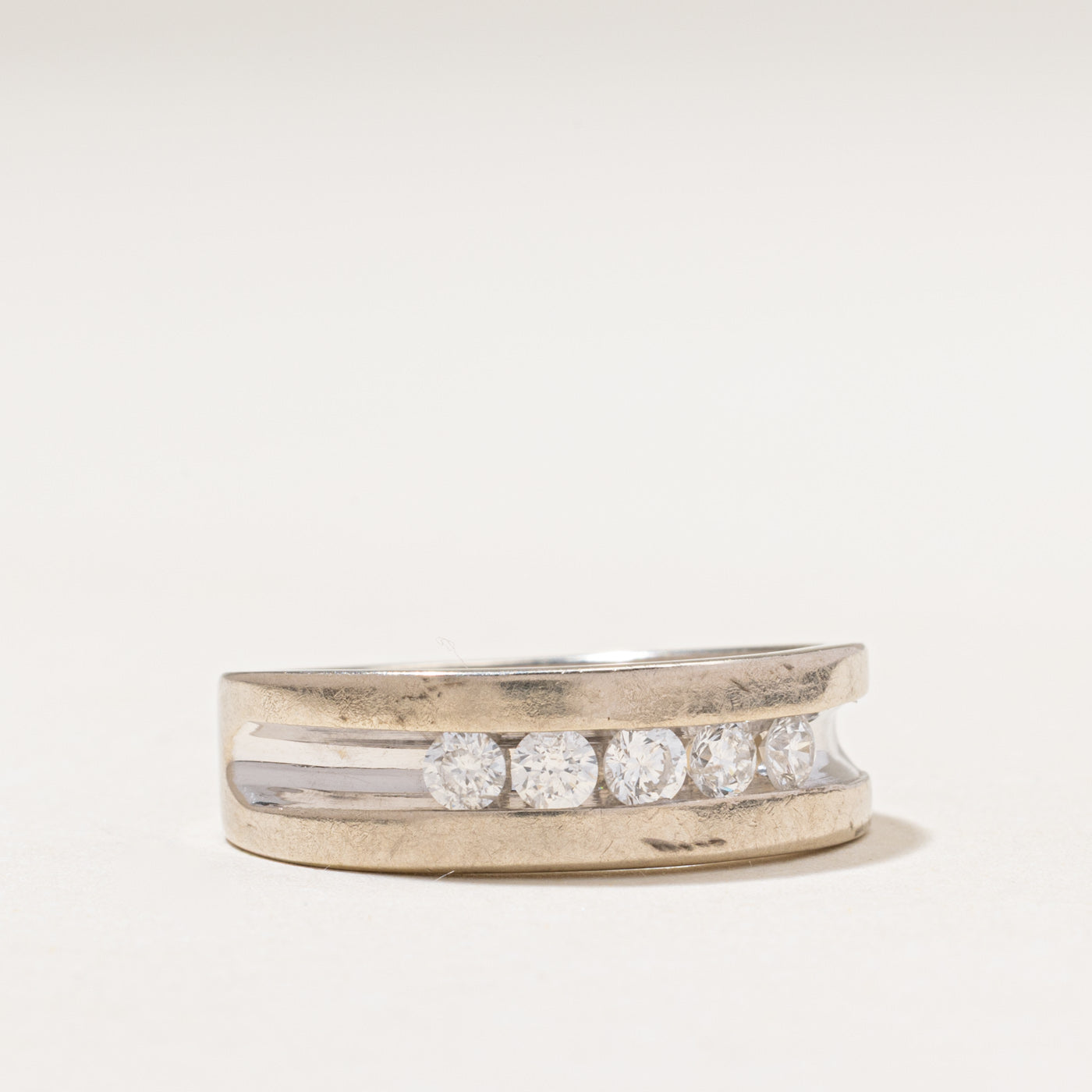 Five Stone Diamond Band | 0.50ctw | 4.75mm | SZ 9