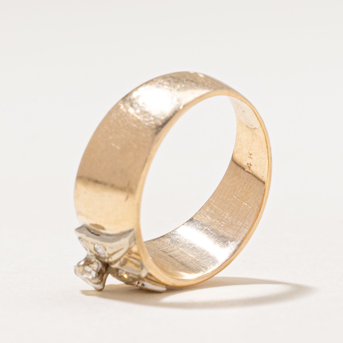 Diamond Floral Design Band | 0.18ctw | SZ 4.75