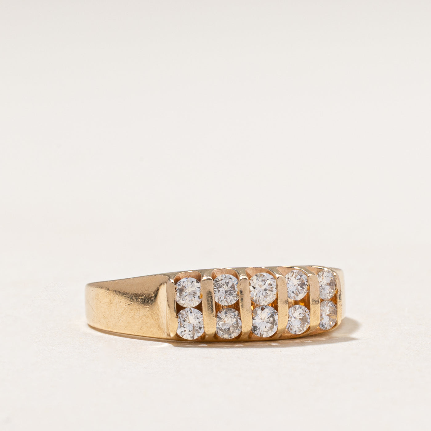 Multi Row Diamond Ring | 0.50ctw | SZ 6.75