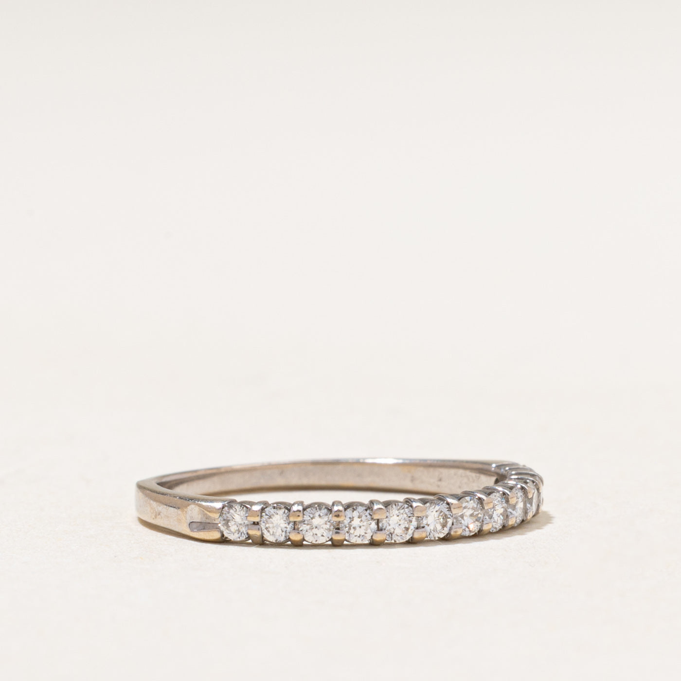18k Semi-Eternity Diamond Band | 0.24ctw | 1.95mm | SZ 5.25