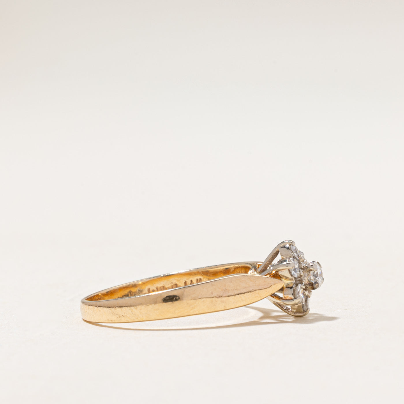 Diamond Petal Cluster Ring | 0.25ctw | SZ 6.75