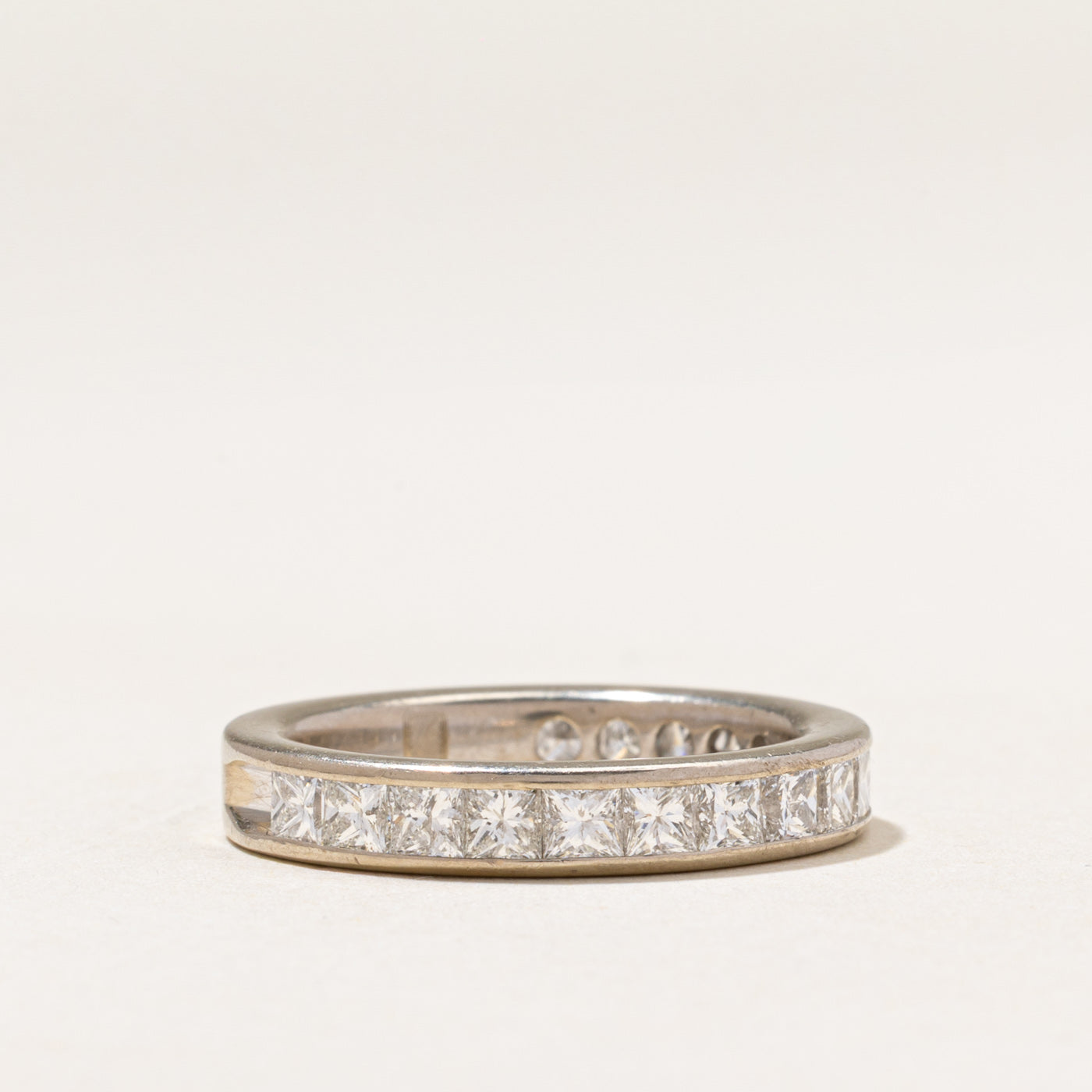 Semi Eternity Princess Cut Diamond Band | 2.04ctw | 4.05mm | SZ 8.25