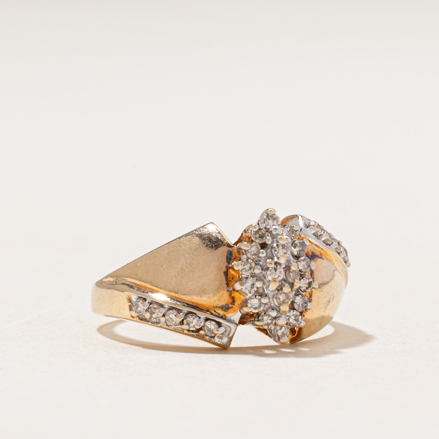 Diamond Marquise Cluster Ring | 0.25ctw | SZ 7