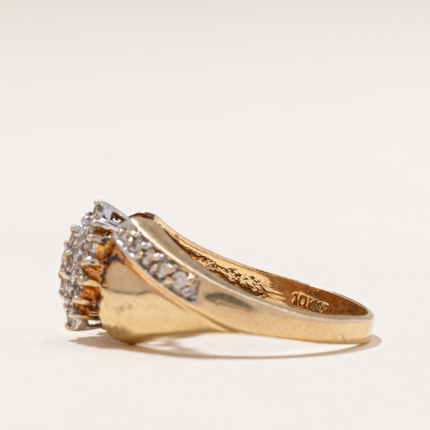 Diamond Marquise Cluster Ring | 0.25ctw | SZ 7