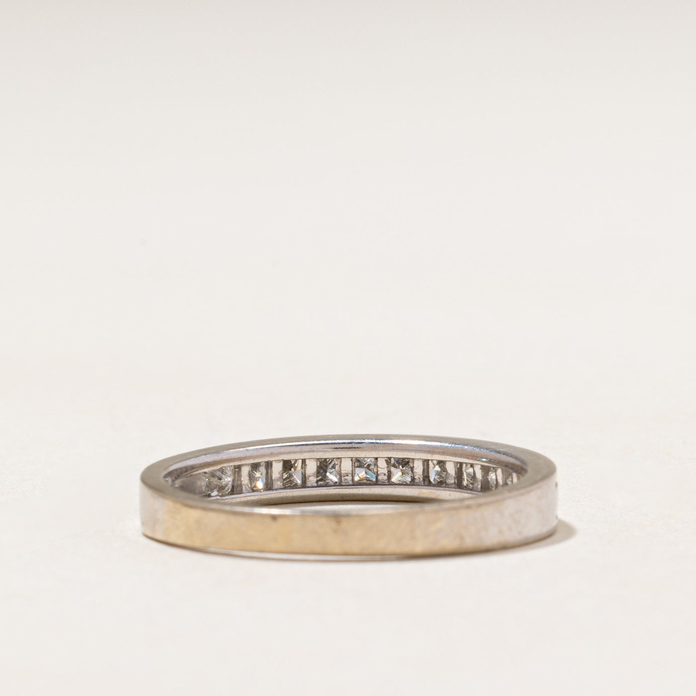 Semi Eternity Princess Cut Diamond Band | 0.52ctw | 2.40mm | SZ 7.25