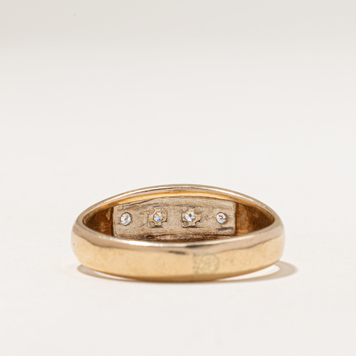 Four-Stone Diamond Band | 0.08ctw | 4.60mm | SZ 12