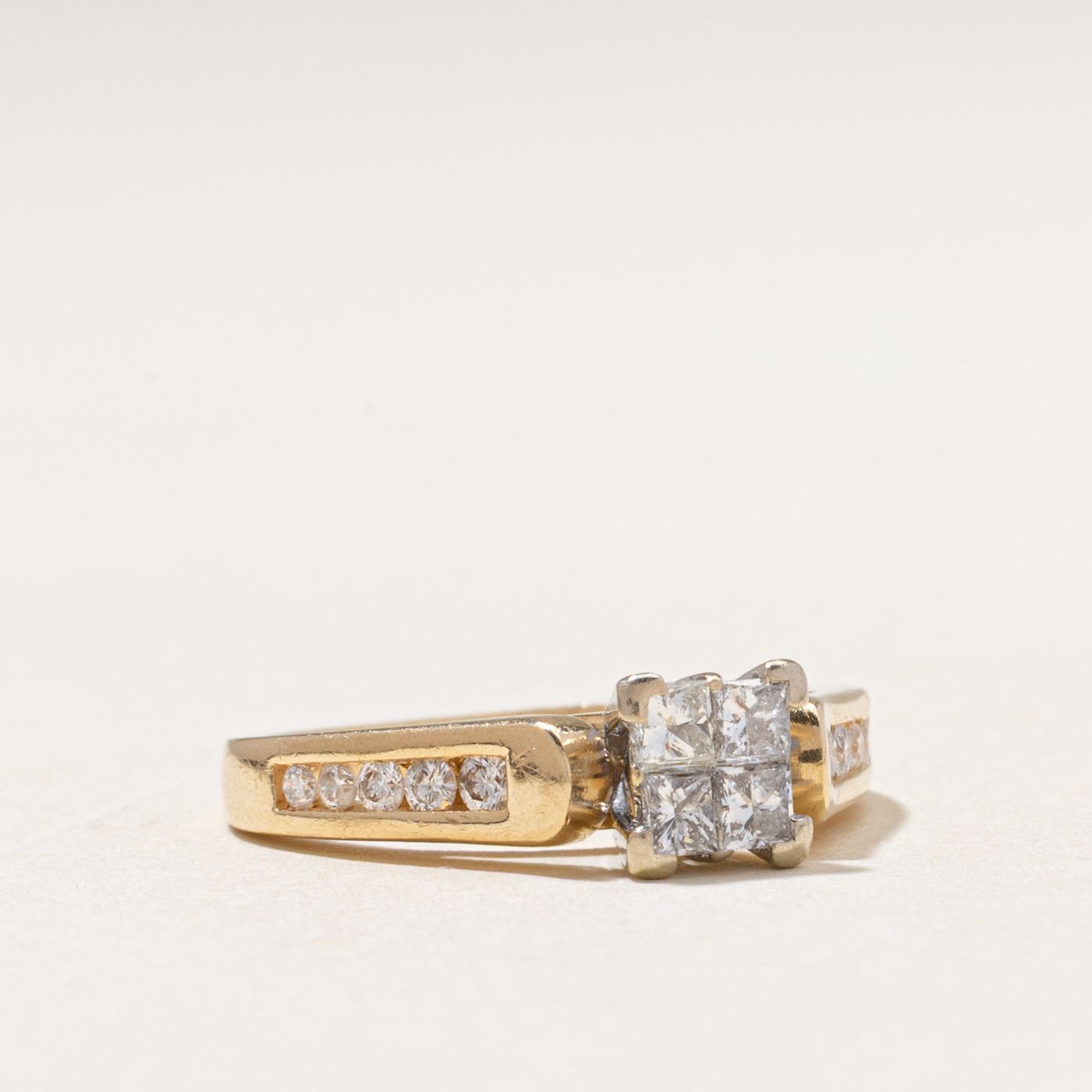 Illusion Set Princess Cut Diamond Ring | 0.50ctw | SZ 4.25