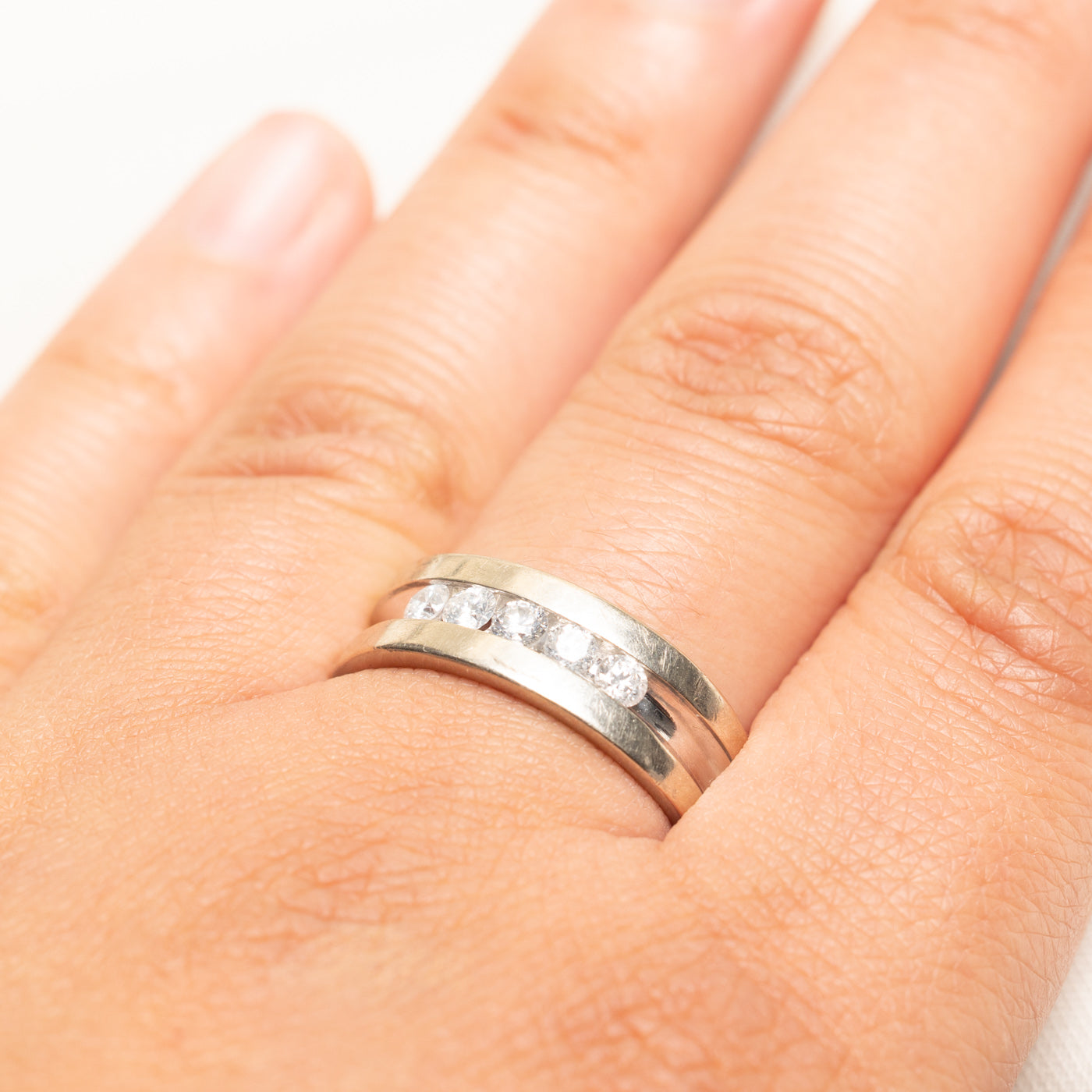 Five Stone Diamond Band | 0.50ctw | 4.75mm | SZ 9