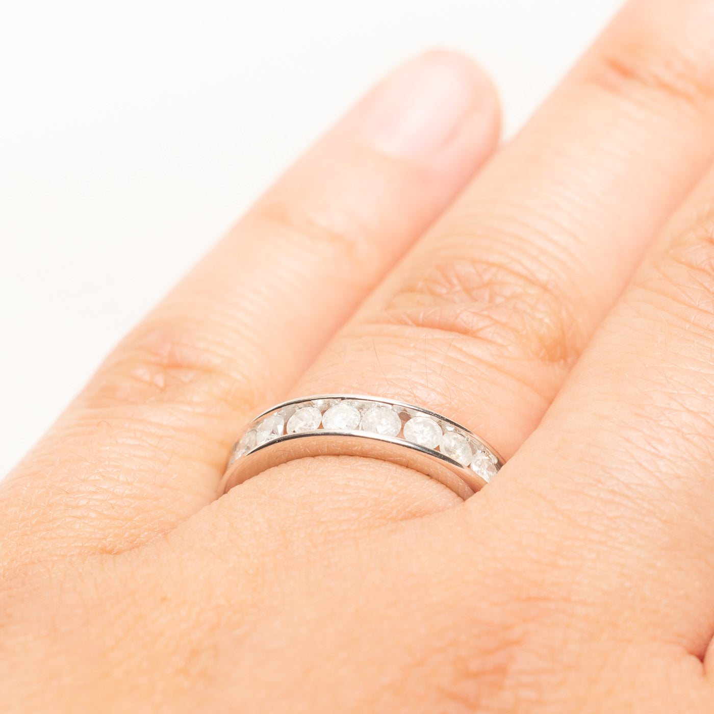 Semi Eternity Channel Set Diamond Band | 1.00ctw | SZ 7.25