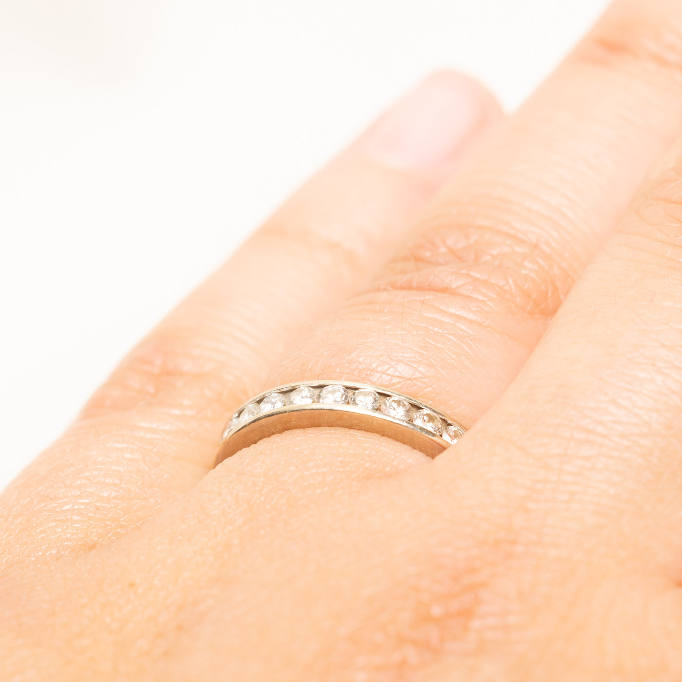 White Gold Eternity Channel Set Diamond Band | 1.00ctw | 2.90mm | SZ 6
