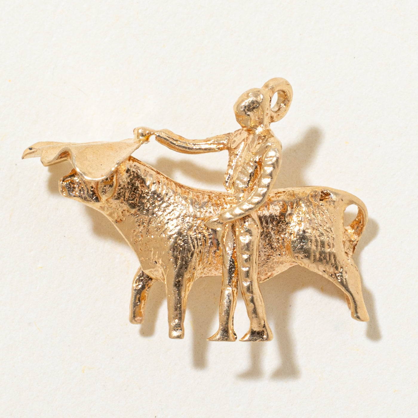 18k Yellow Gold Matador Charm