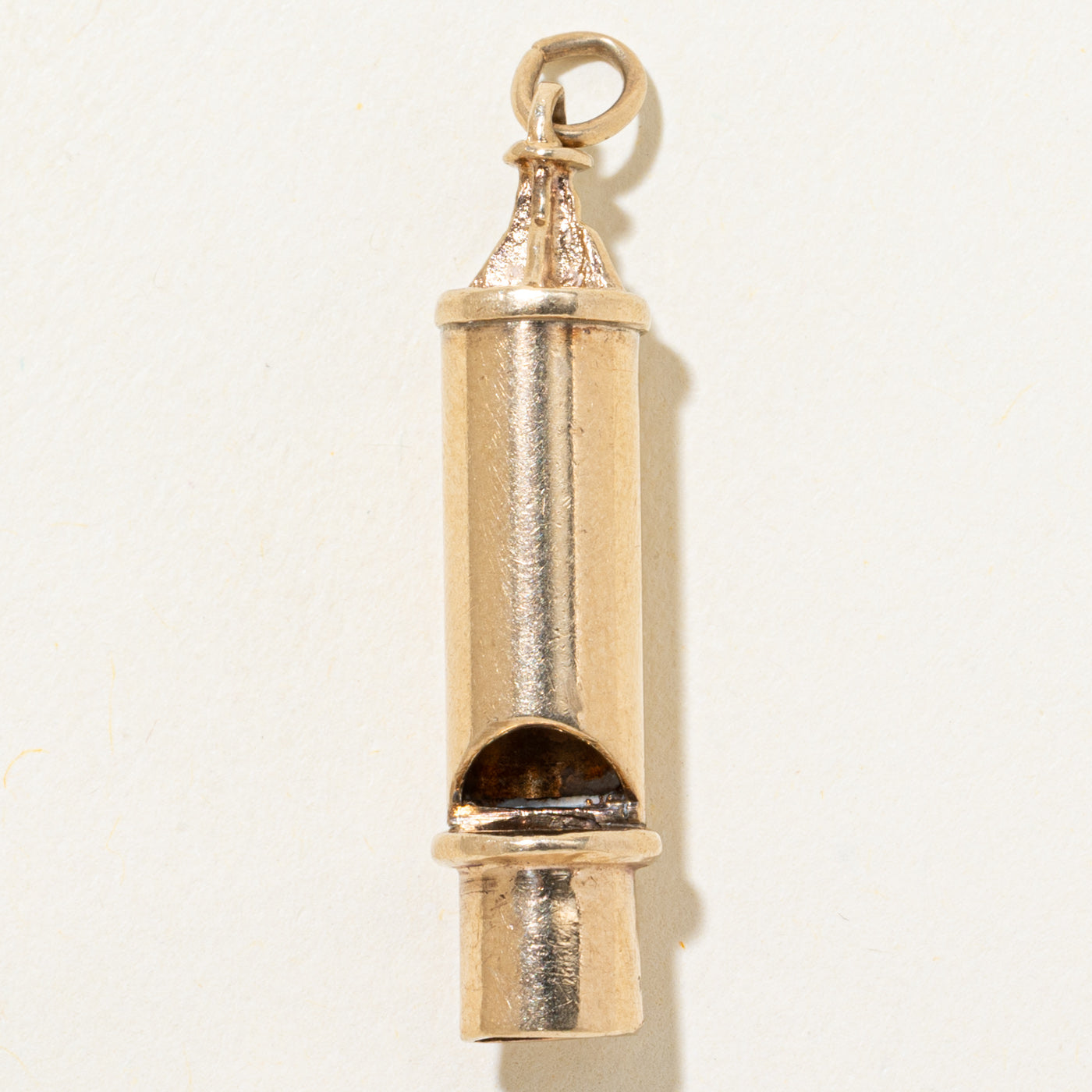 10k Yellow Gold Whistle Charm