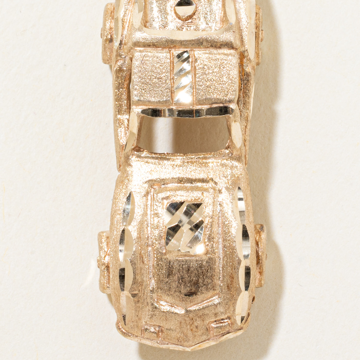 10k Yellow Gold Sports Car Charm