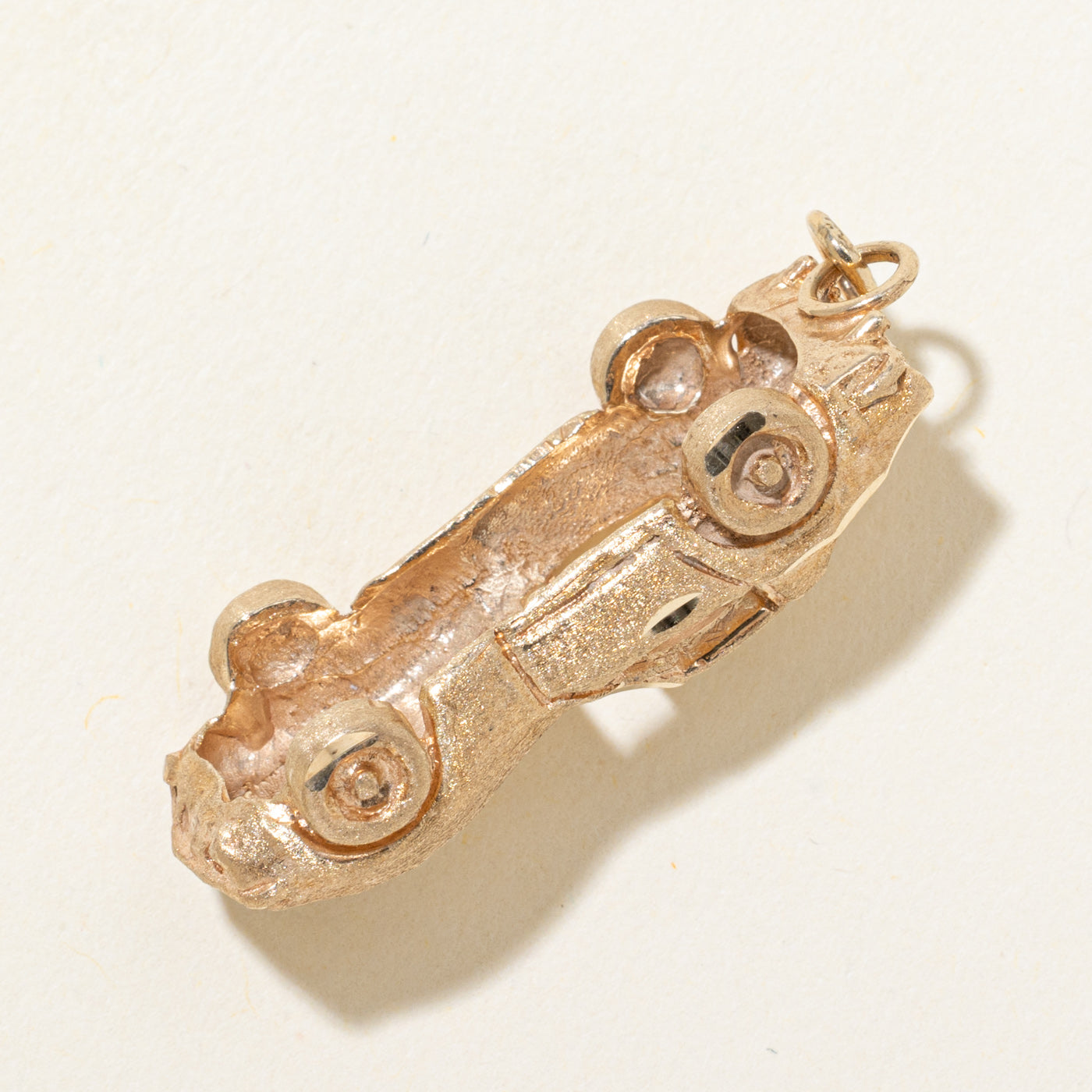 10k Yellow Gold Sports Car Charm