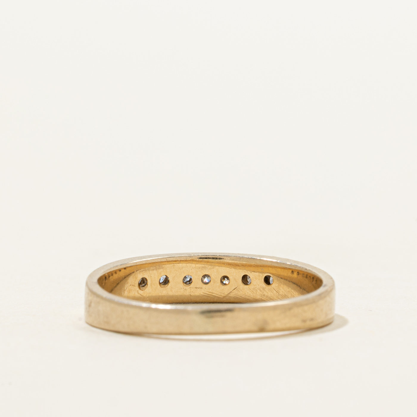 10k Yellow Gold Diamond Ring | 0.07ctw | SZ 6.25