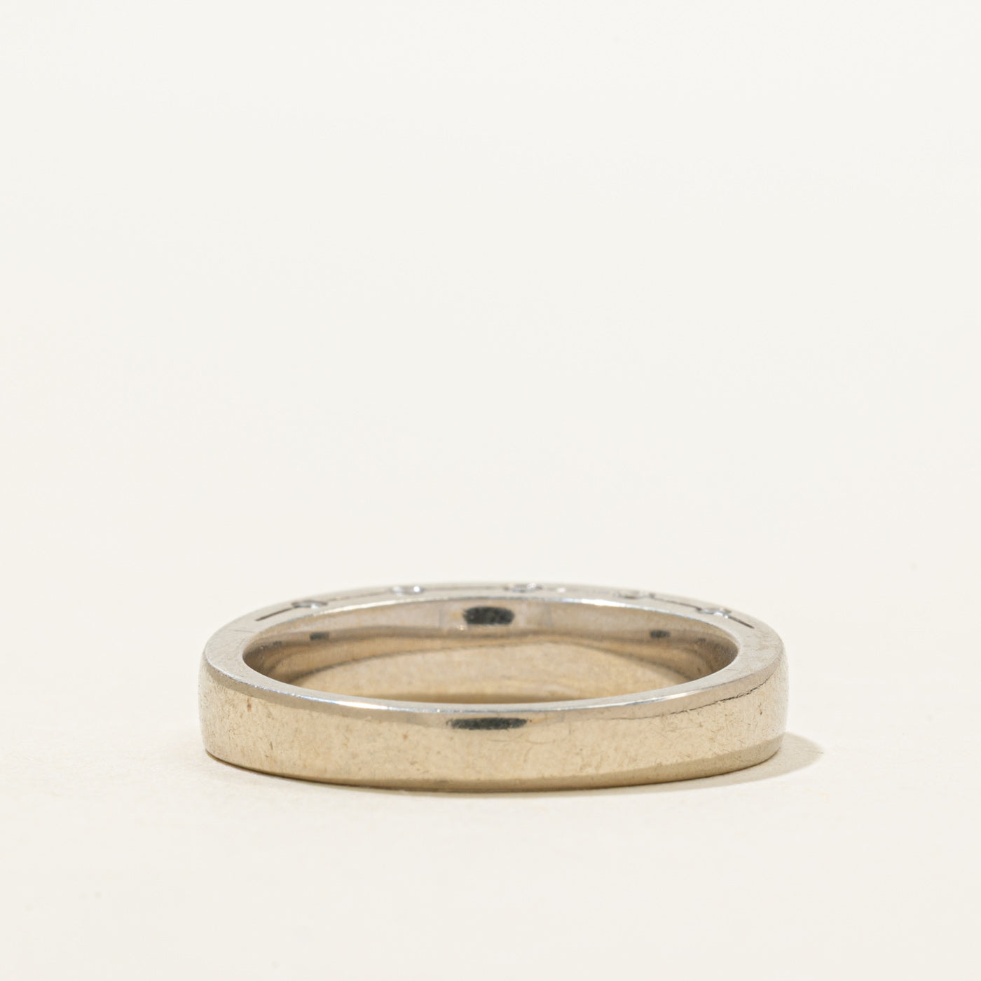 Flush Set Hidden Diamond Ring | 0.10ctw | SZ 8