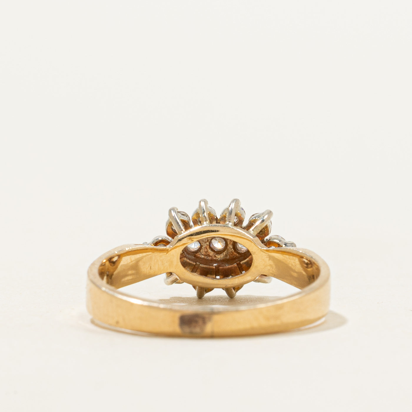 Diamond Petal Cluster Ring | 0.23ctw | SZ 4