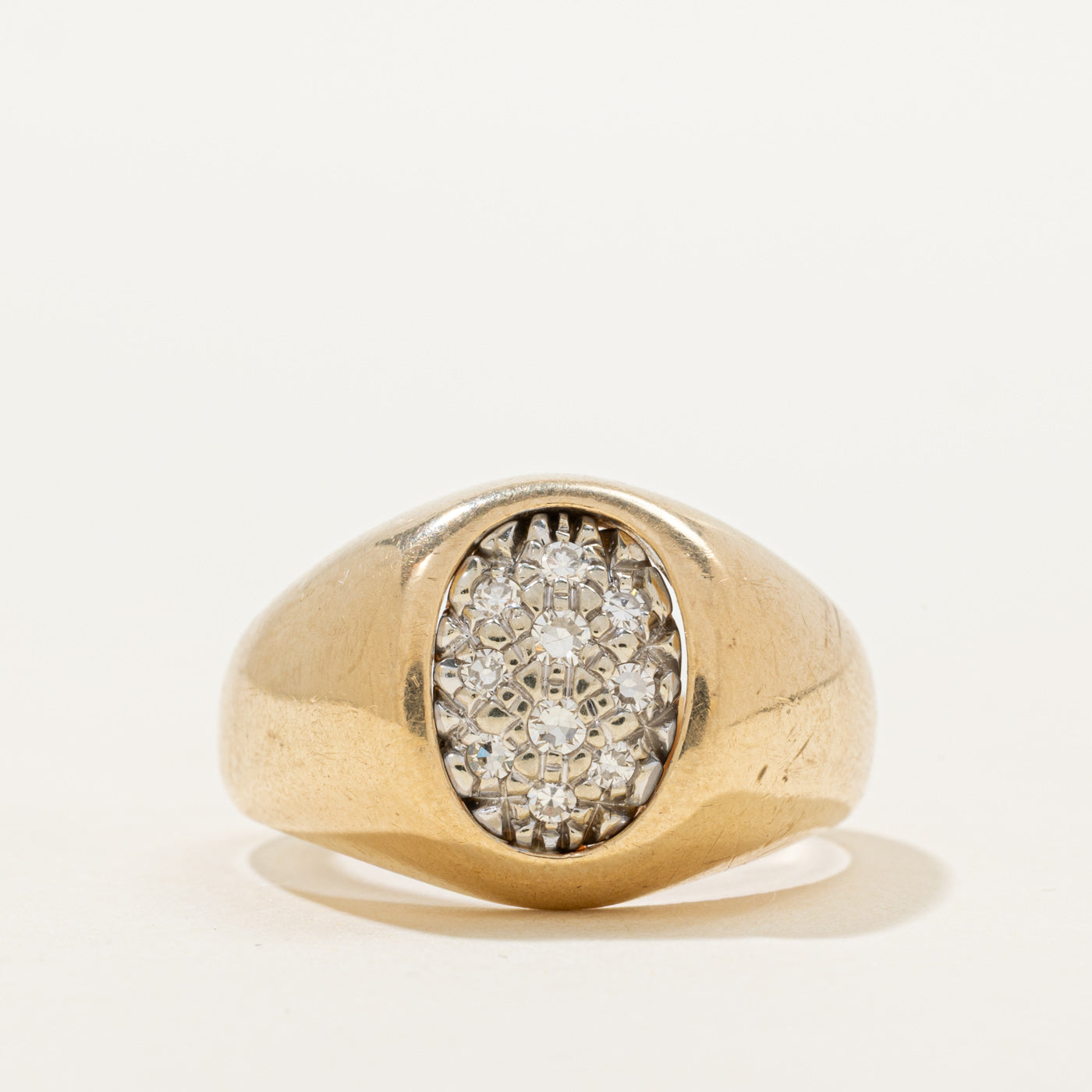 Diamond Cluster Dome Ring | 0.23ctw | SZ 10