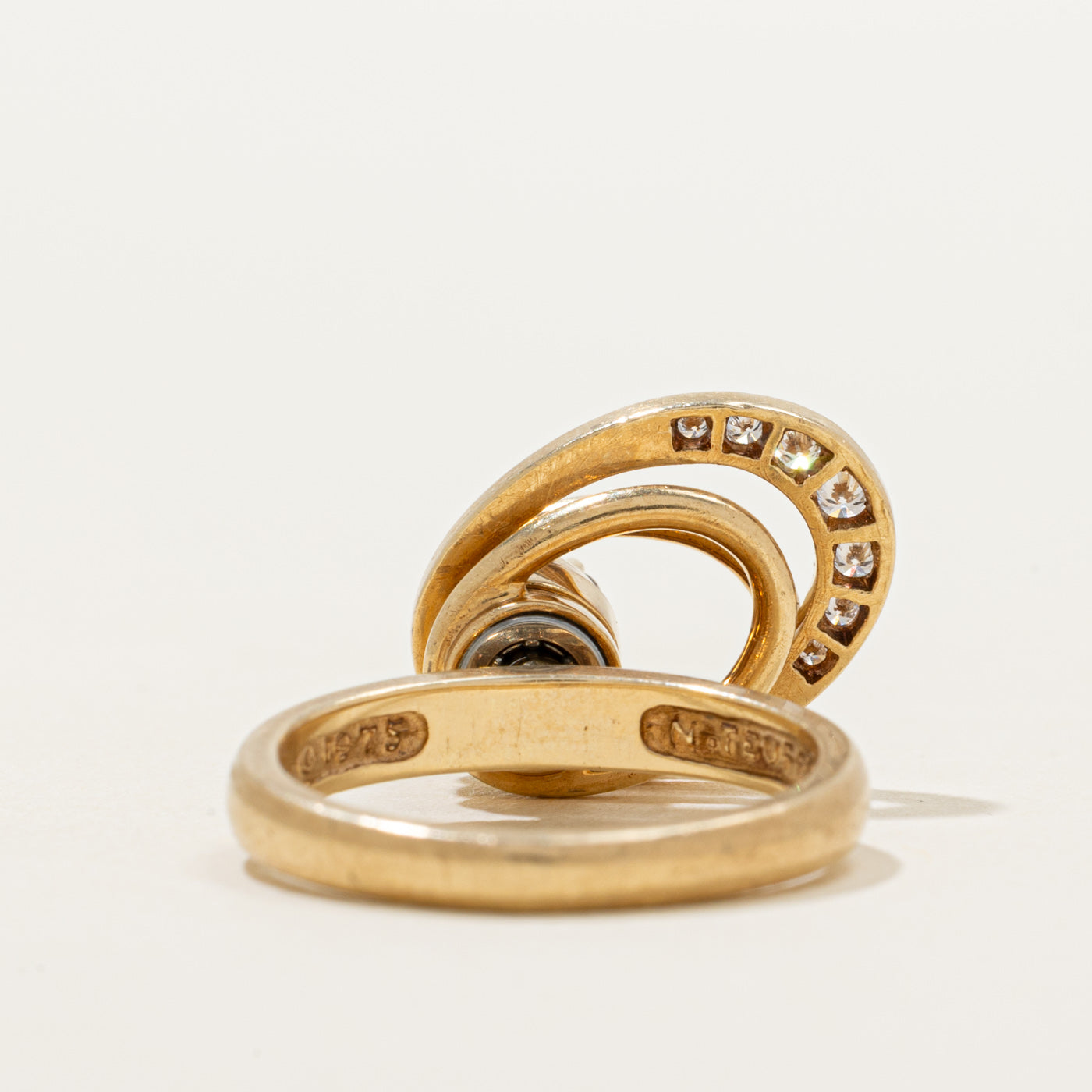 Diamond Cluster Kinetic Spin Ring | 0.23ctw | SZ 5.25